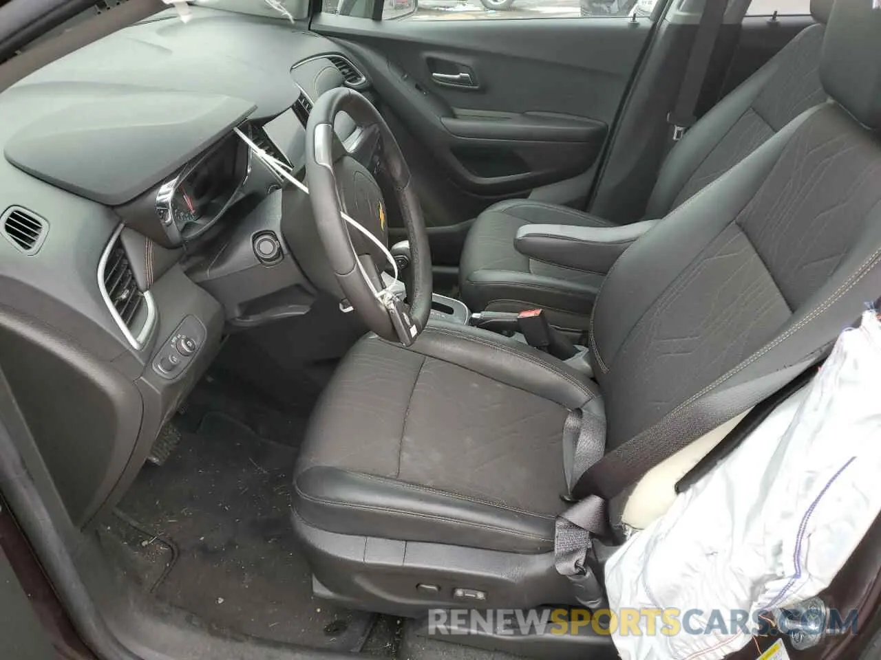 7 fotografías del automóvil dañado KL7CJLSB8MB329062 CHEVROLET TRAX 2021