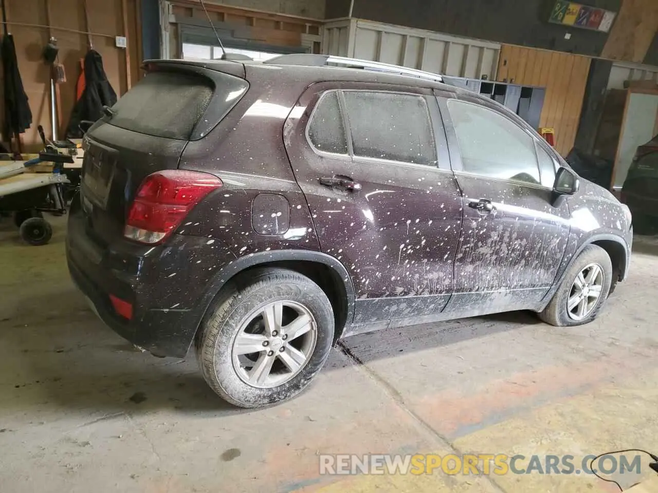 3 fotografías del automóvil dañado KL7CJLSBXMB330388 CHEVROLET TRAX 2021
