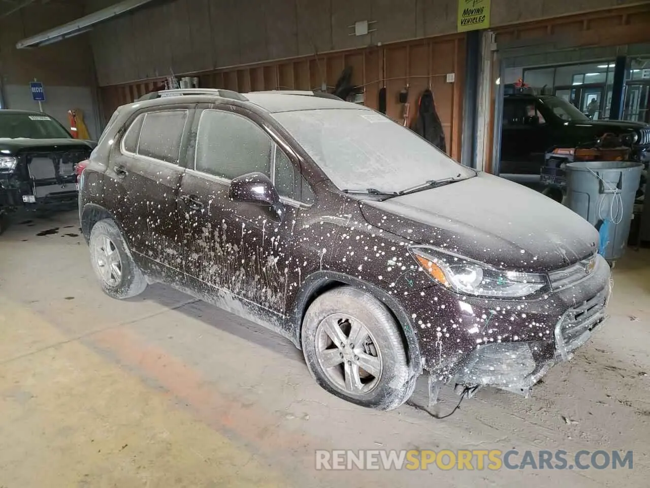 4 fotografías del automóvil dañado KL7CJLSBXMB330388 CHEVROLET TRAX 2021