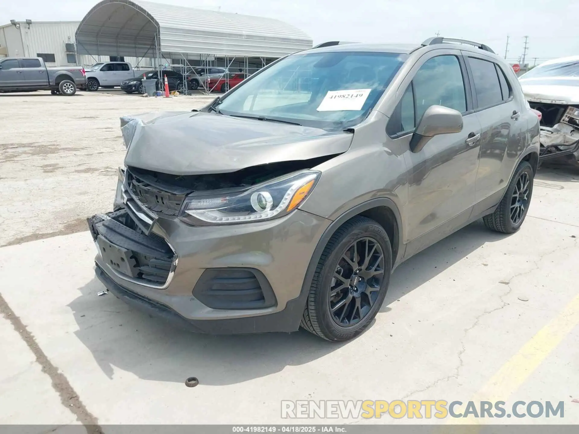 2 fotografías del automóvil dañado KL7CJLSBXMB359468 CHEVROLET TRAX 2021