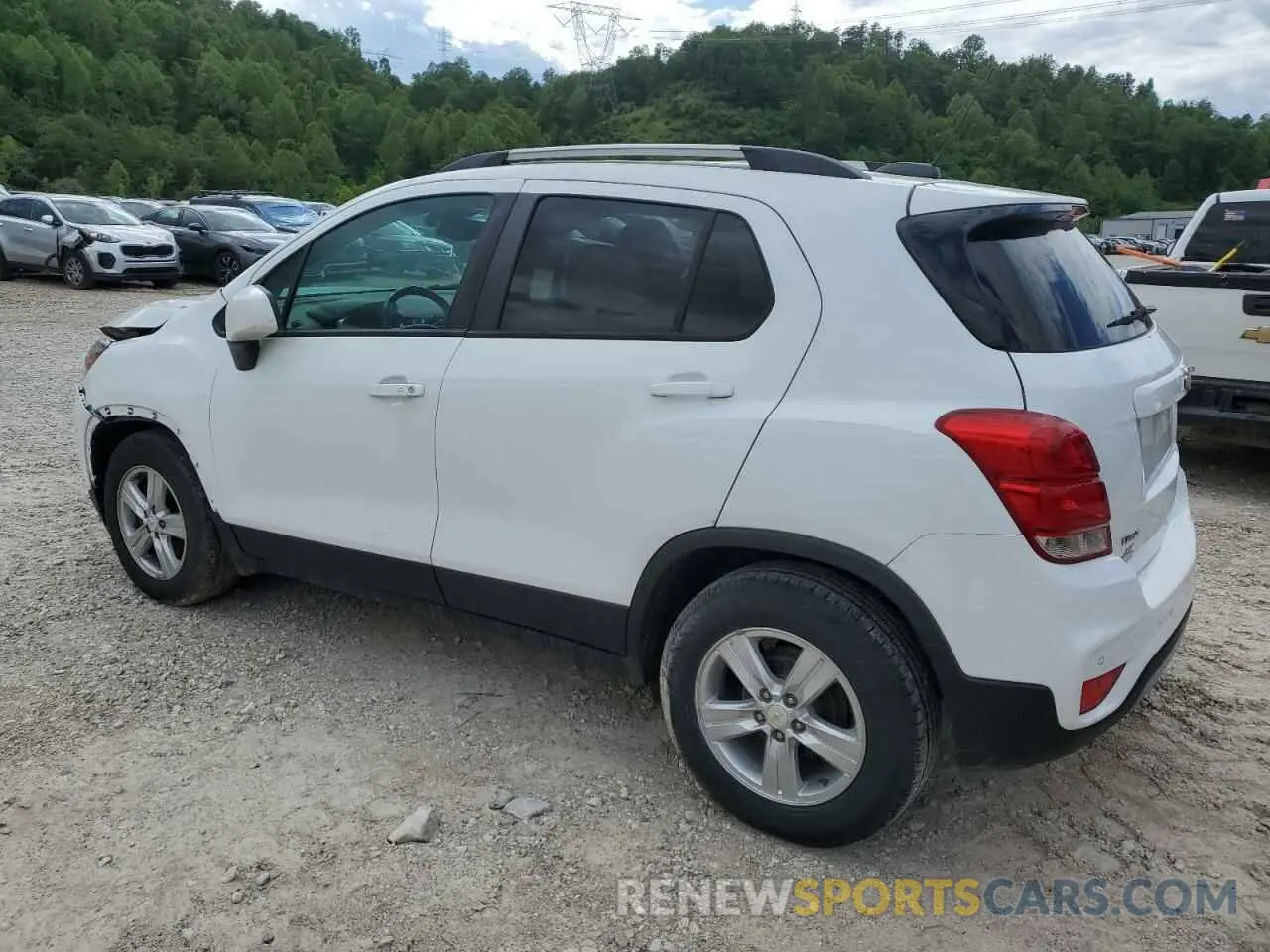 2 fotografías del automóvil dañado KL7CJLSM4MB374131 CHEVROLET TRAX 2021