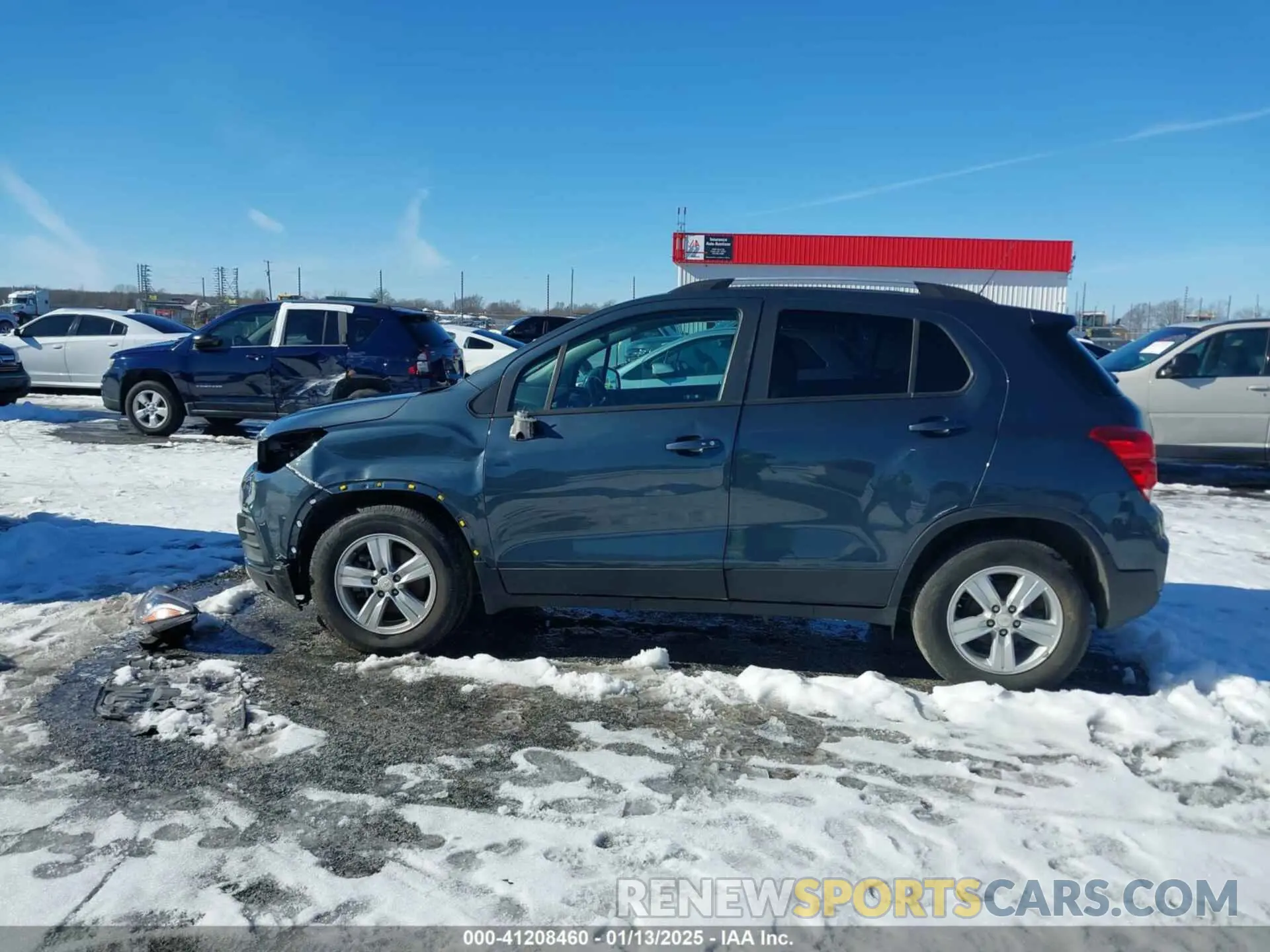 14 fotografías del automóvil dañado KL7CJLSM4MB374517 CHEVROLET TRAX 2021