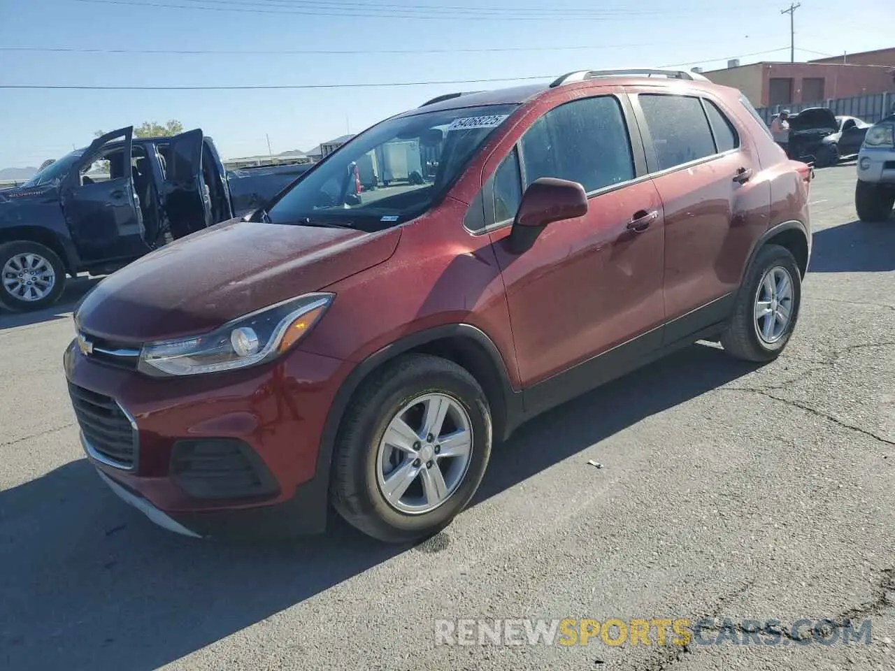 1 fotografías del automóvil dañado KL7CJLSM4MB376722 CHEVROLET TRAX 2021