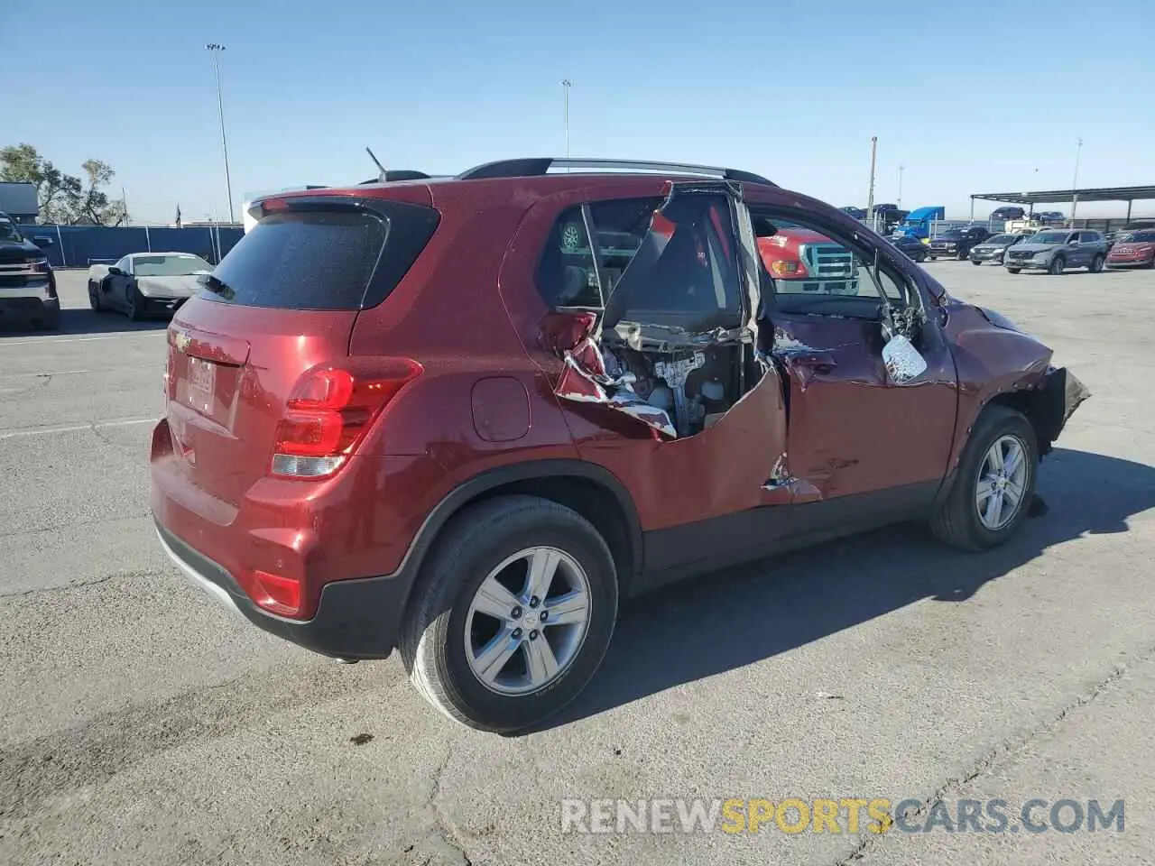 3 fotografías del automóvil dañado KL7CJLSM4MB376722 CHEVROLET TRAX 2021