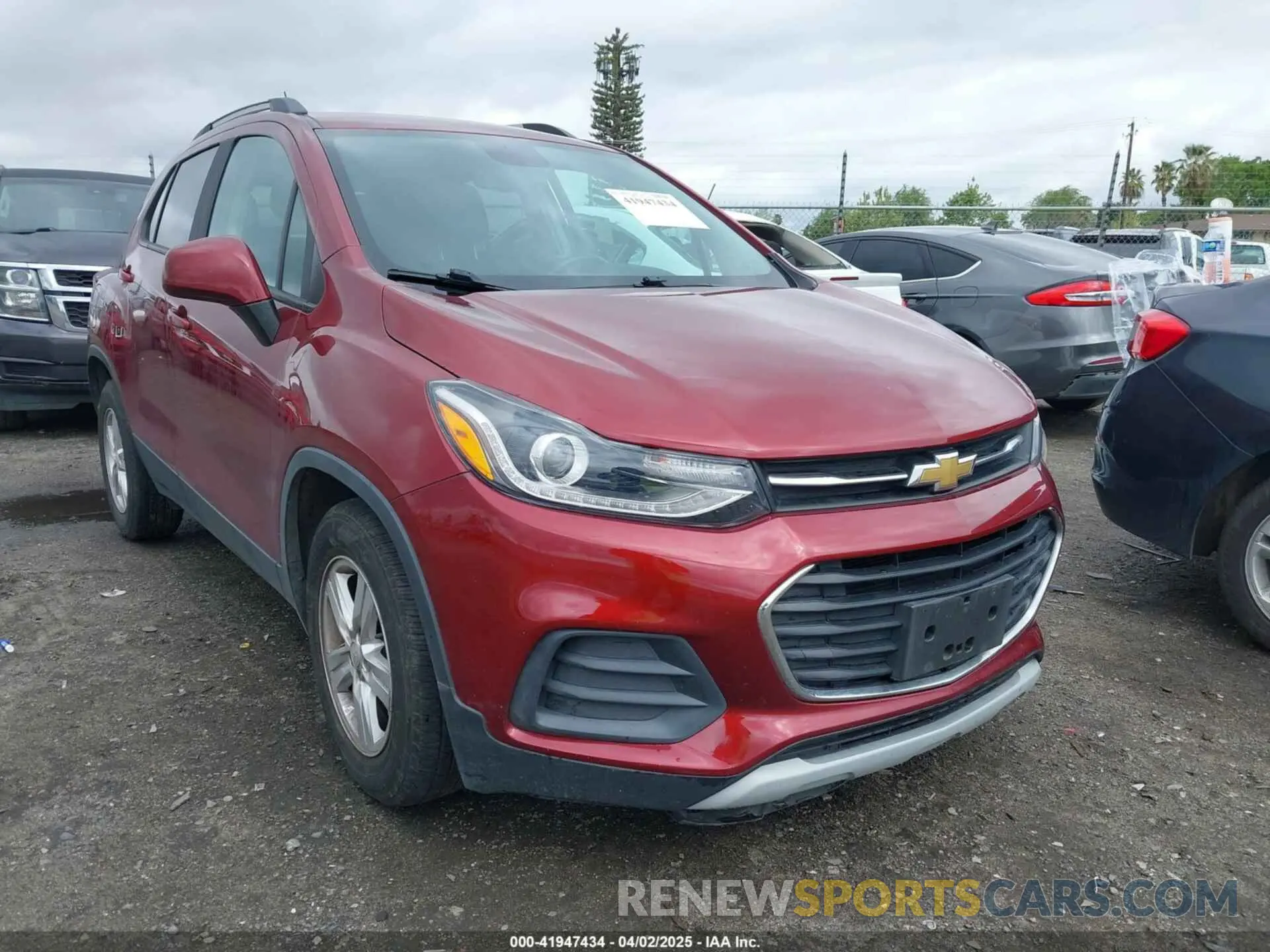 1 fotografías del automóvil dañado KL7CJLSM5MB374686 CHEVROLET TRAX 2021