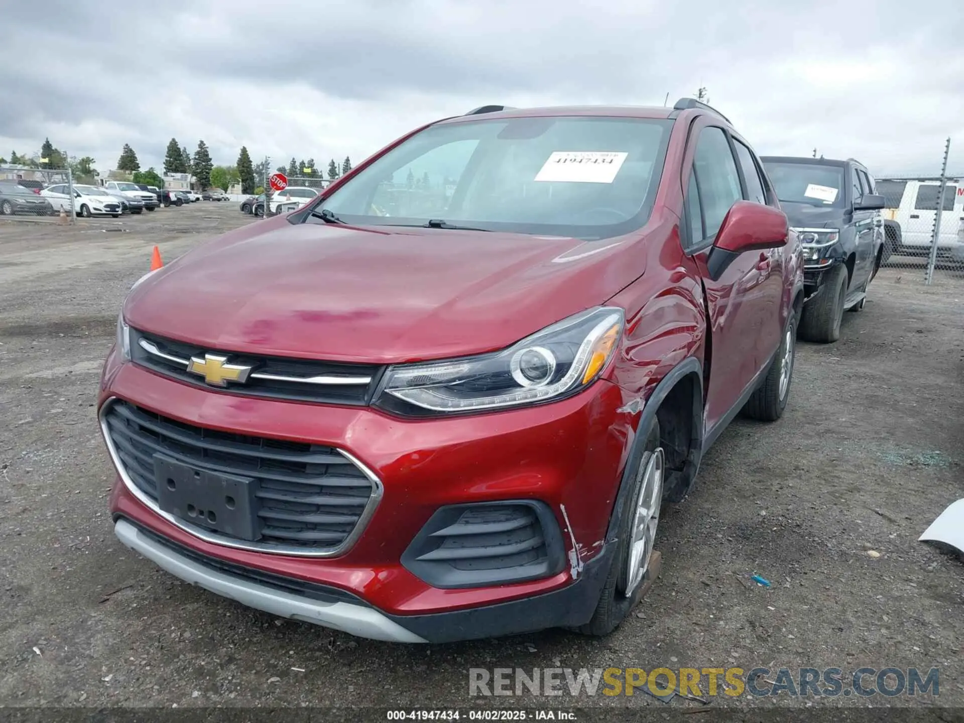 2 fotografías del automóvil dañado KL7CJLSM5MB374686 CHEVROLET TRAX 2021