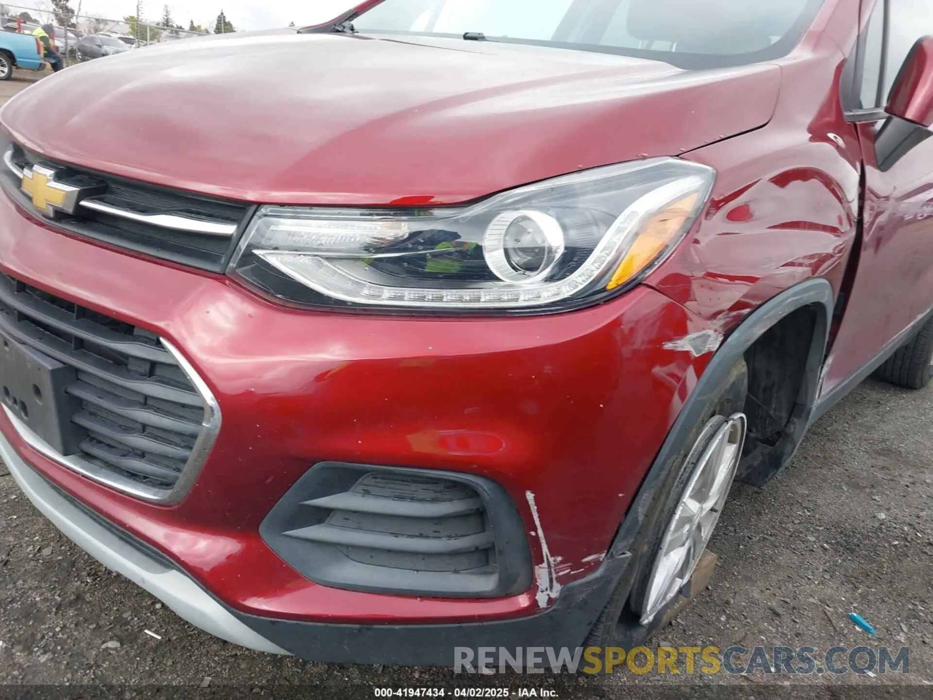 20 fotografías del automóvil dañado KL7CJLSM5MB374686 CHEVROLET TRAX 2021