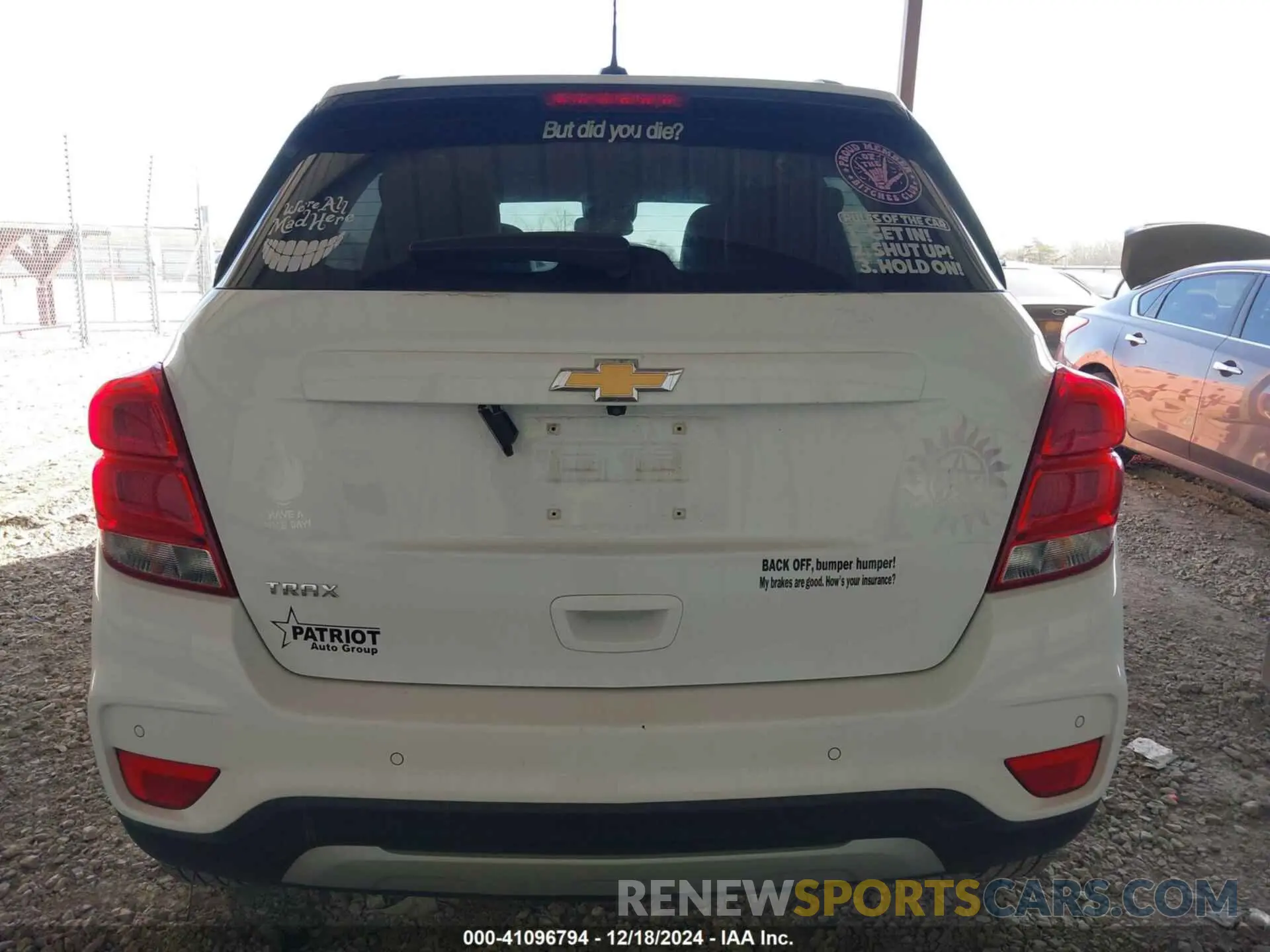 16 fotografías del automóvil dañado KL7CJLSM9MB374724 CHEVROLET TRAX 2021