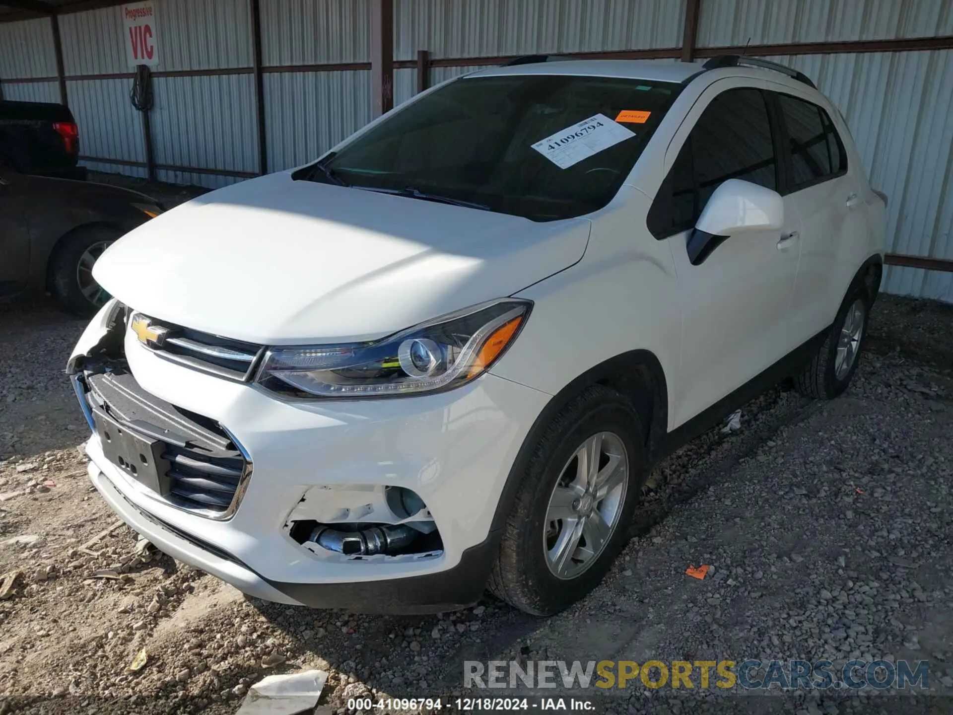2 fotografías del automóvil dañado KL7CJLSM9MB374724 CHEVROLET TRAX 2021