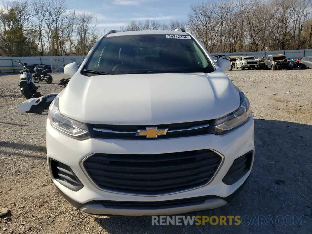 5 fotografías del automóvil dañado KL7CJLSMXMB376658 CHEVROLET TRAX 2021