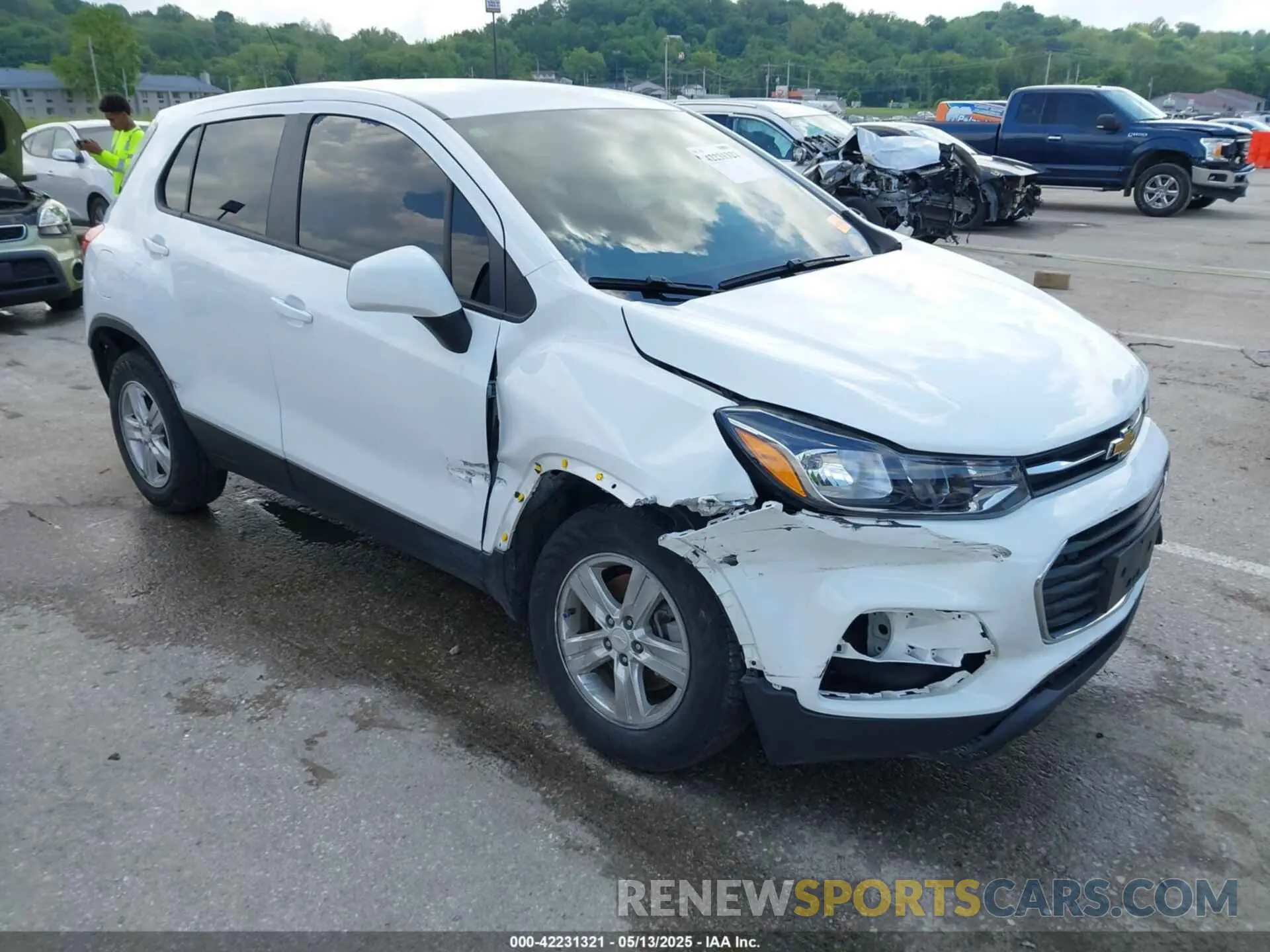 1 fotografías del automóvil dañado KL7CJNSB1MB301244 CHEVROLET TRAX 2021