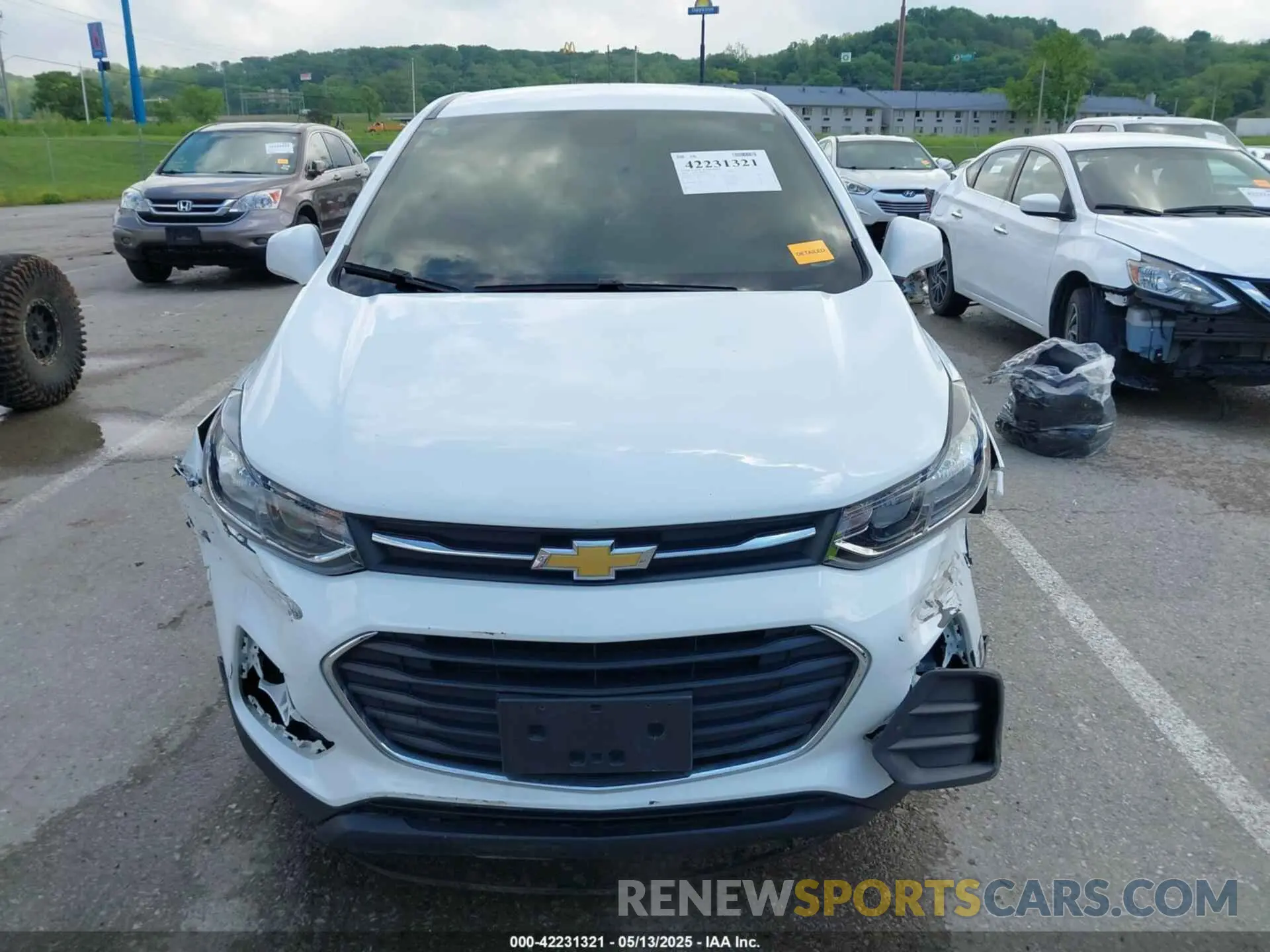 12 fotografías del automóvil dañado KL7CJNSB1MB301244 CHEVROLET TRAX 2021