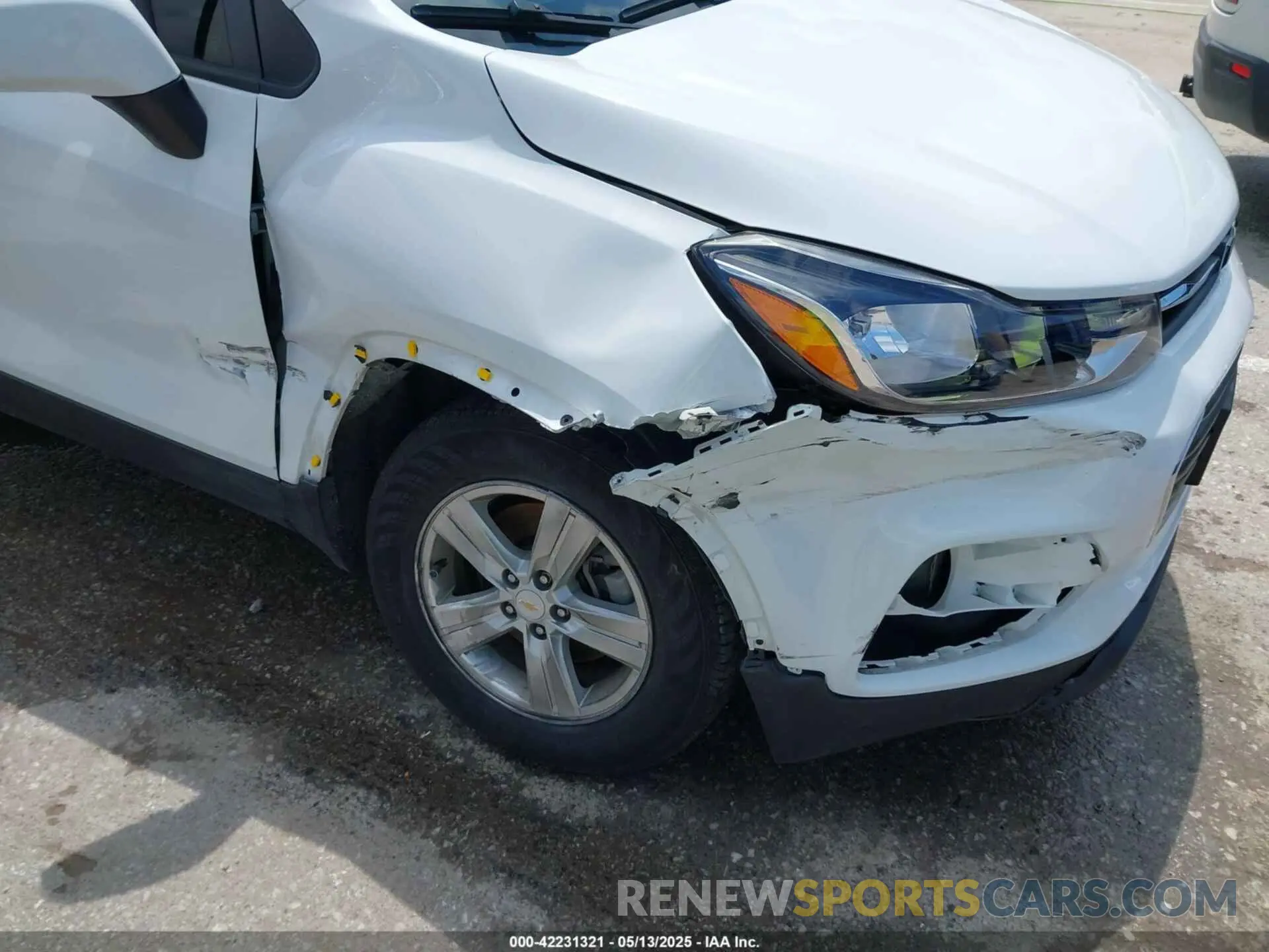 6 fotografías del automóvil dañado KL7CJNSB1MB301244 CHEVROLET TRAX 2021