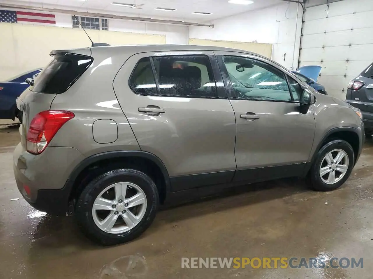 3 fotografías del automóvil dañado KL7CJNSB3MB320426 CHEVROLET TRAX 2021