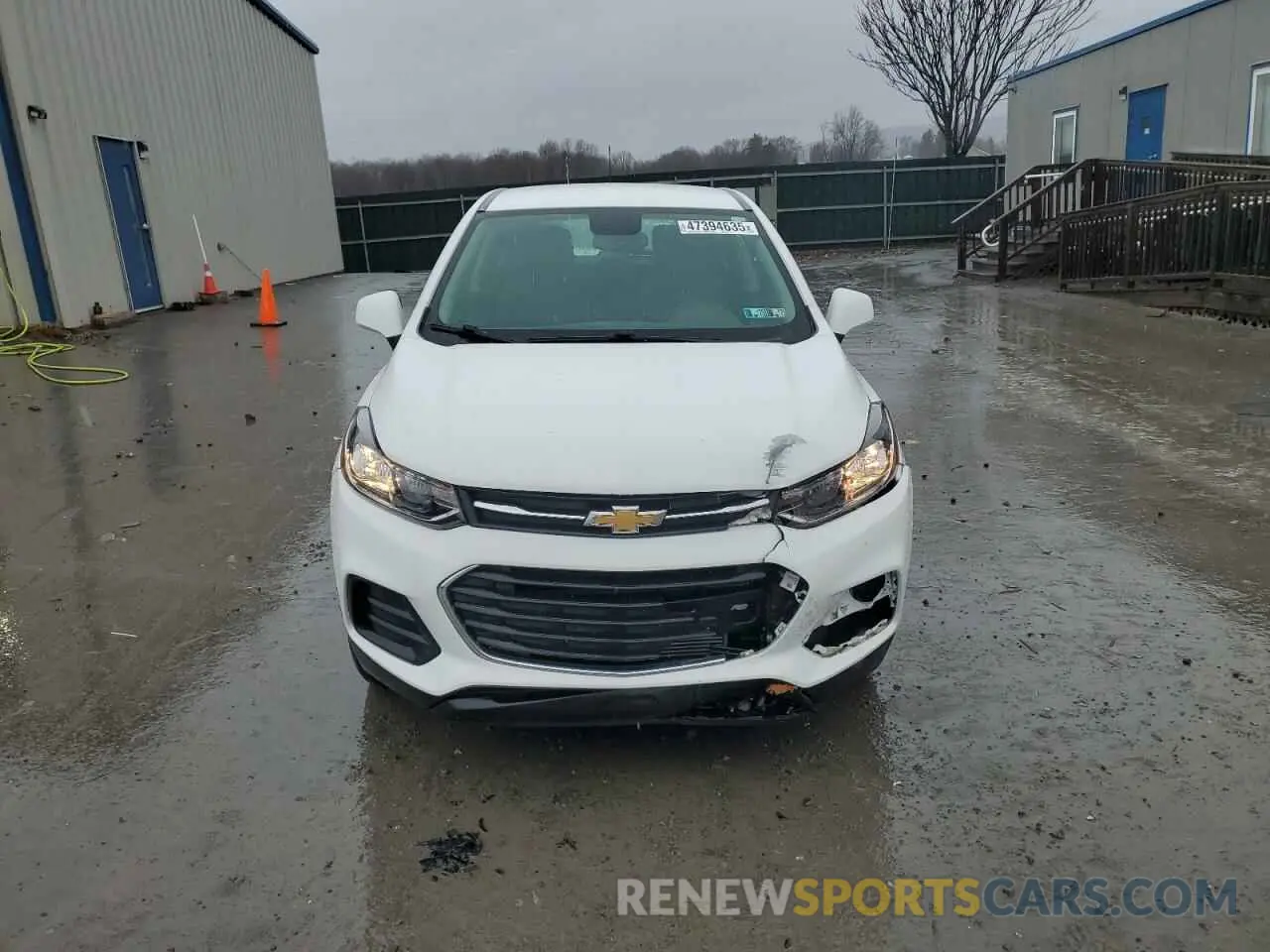5 fotografías del automóvil dañado KL7CJNSB3MB344113 CHEVROLET TRAX 2021