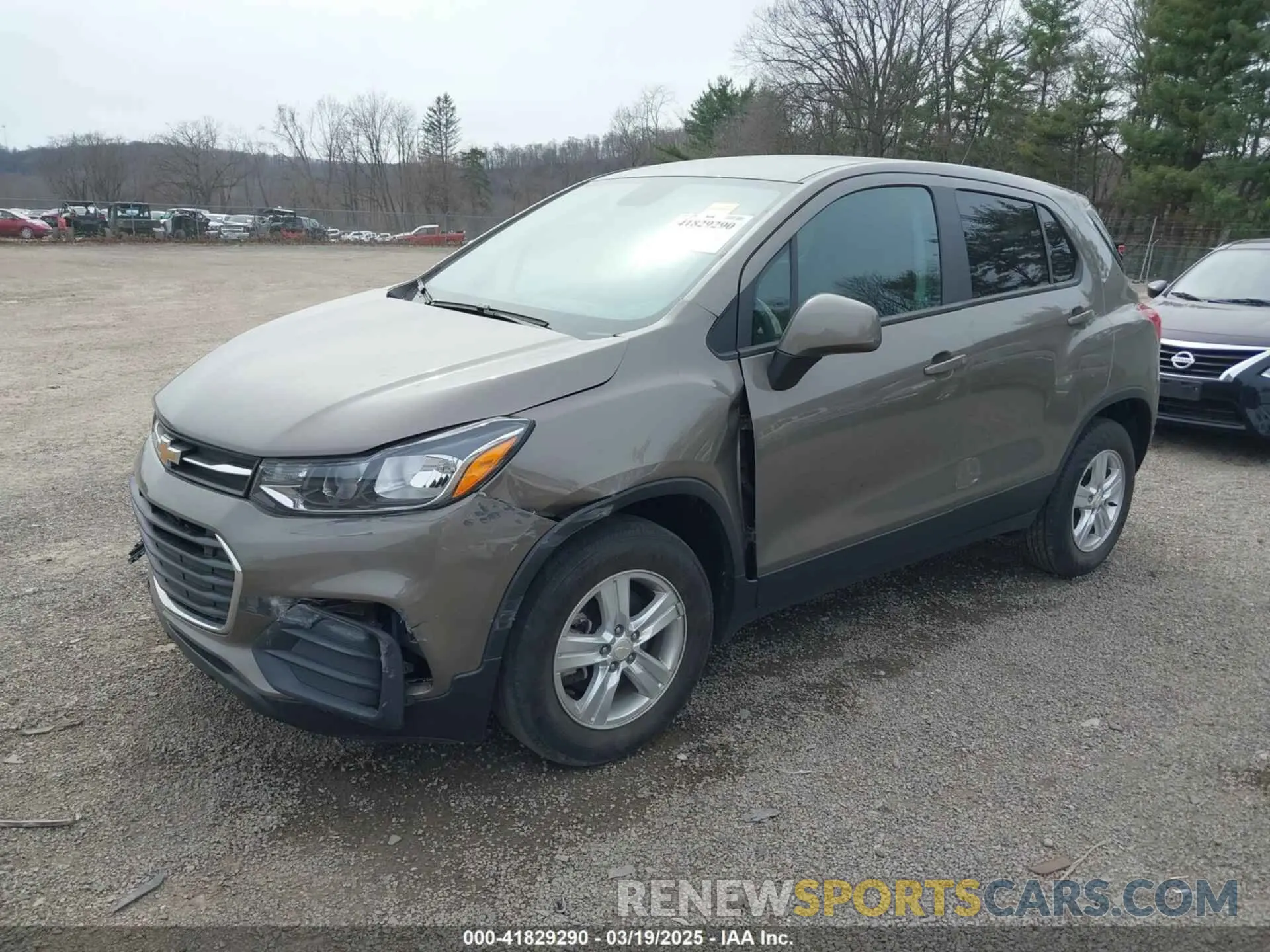 2 fotografías del automóvil dañado KL7CJNSB3MB360022 CHEVROLET TRAX 2021
