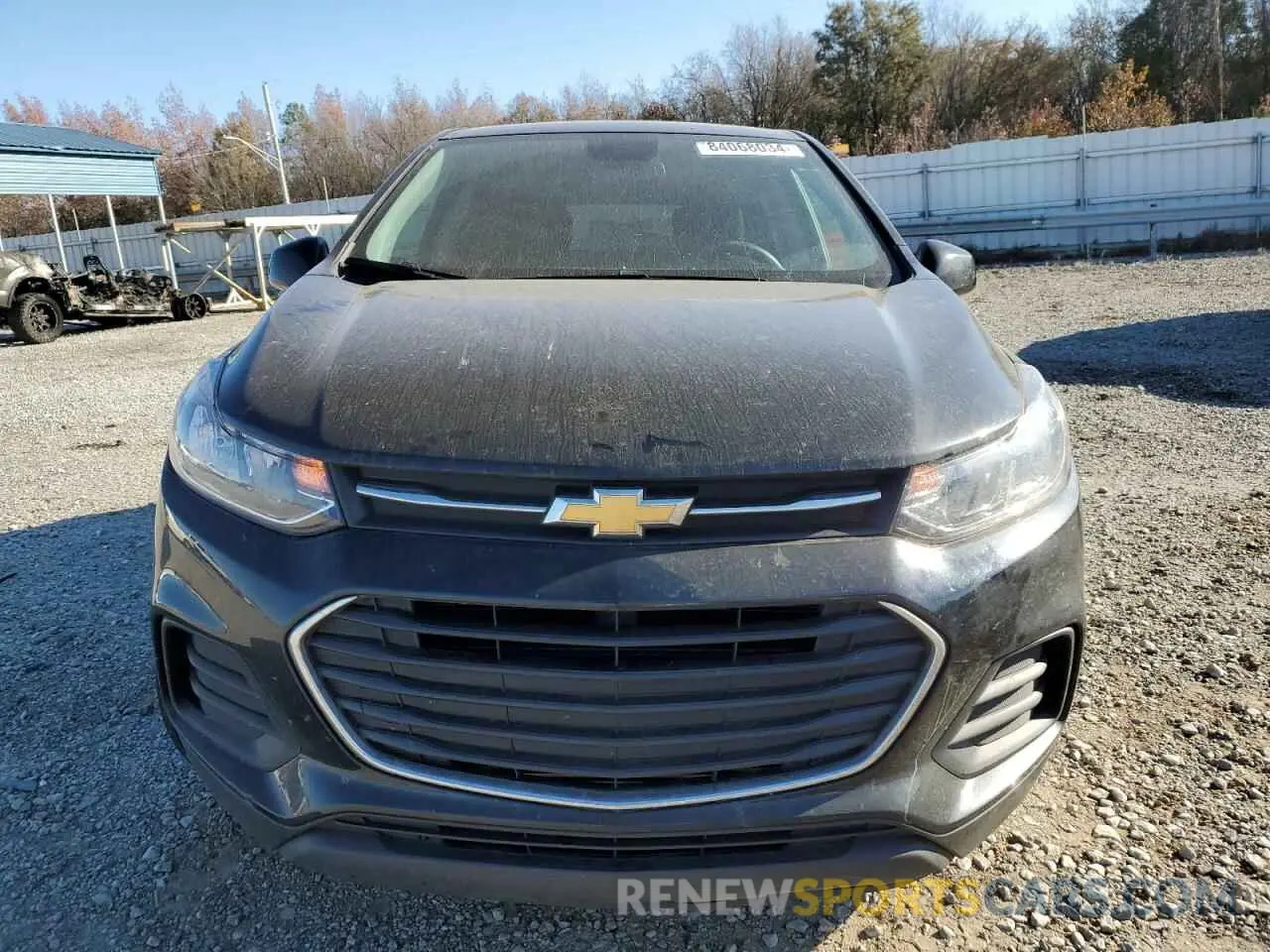 5 fotografías del automóvil dañado KL7CJNSB5MB342511 CHEVROLET TRAX 2021