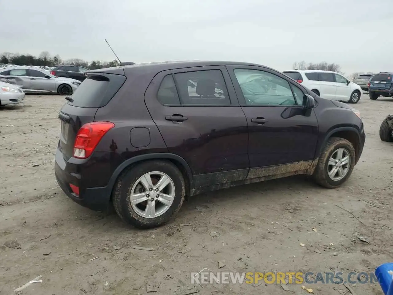 3 fotografías del automóvil dañado KL7CJNSB6MB307928 CHEVROLET TRAX 2021
