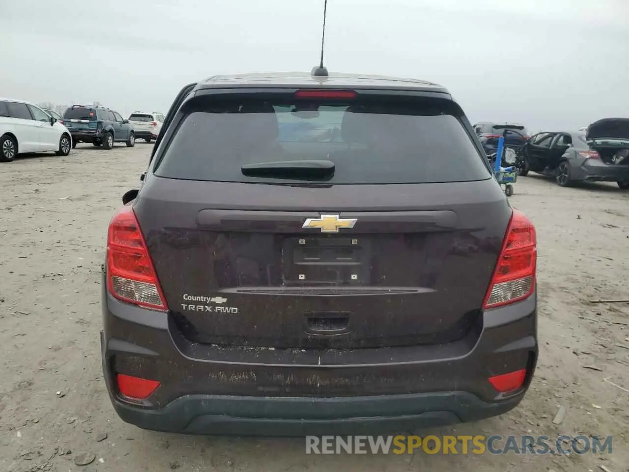 6 fotografías del automóvil dañado KL7CJNSB6MB307928 CHEVROLET TRAX 2021