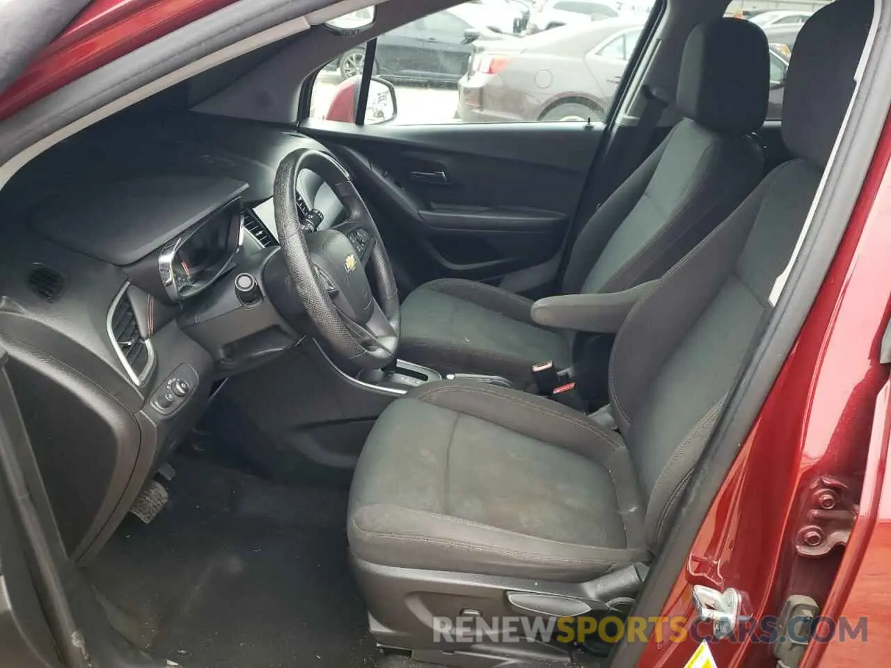 7 fotografías del automóvil dañado KL7CJNSB9MB359280 CHEVROLET TRAX 2021