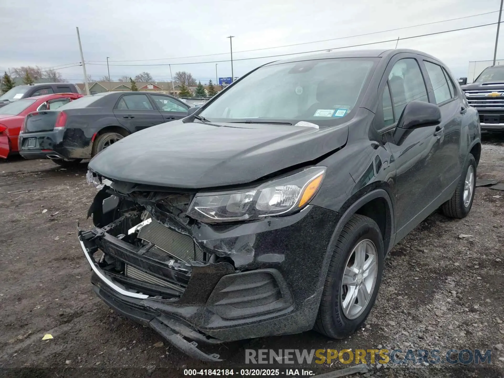 2 fotografías del automóvil dañado KL7CJNSM1MB361915 CHEVROLET TRAX 2021