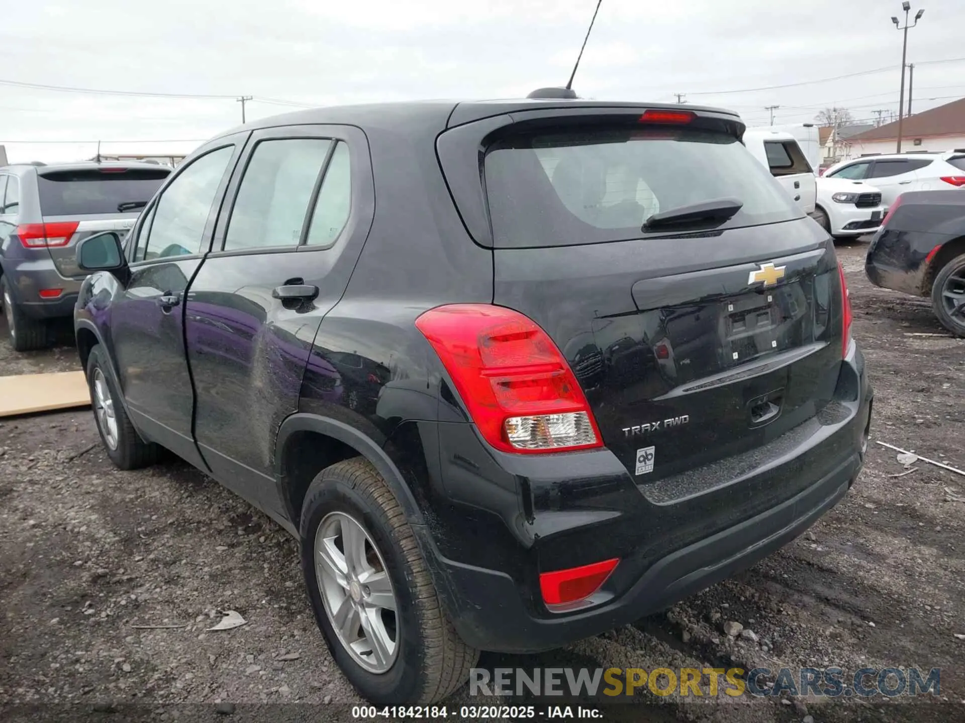 3 fotografías del automóvil dañado KL7CJNSM1MB361915 CHEVROLET TRAX 2021