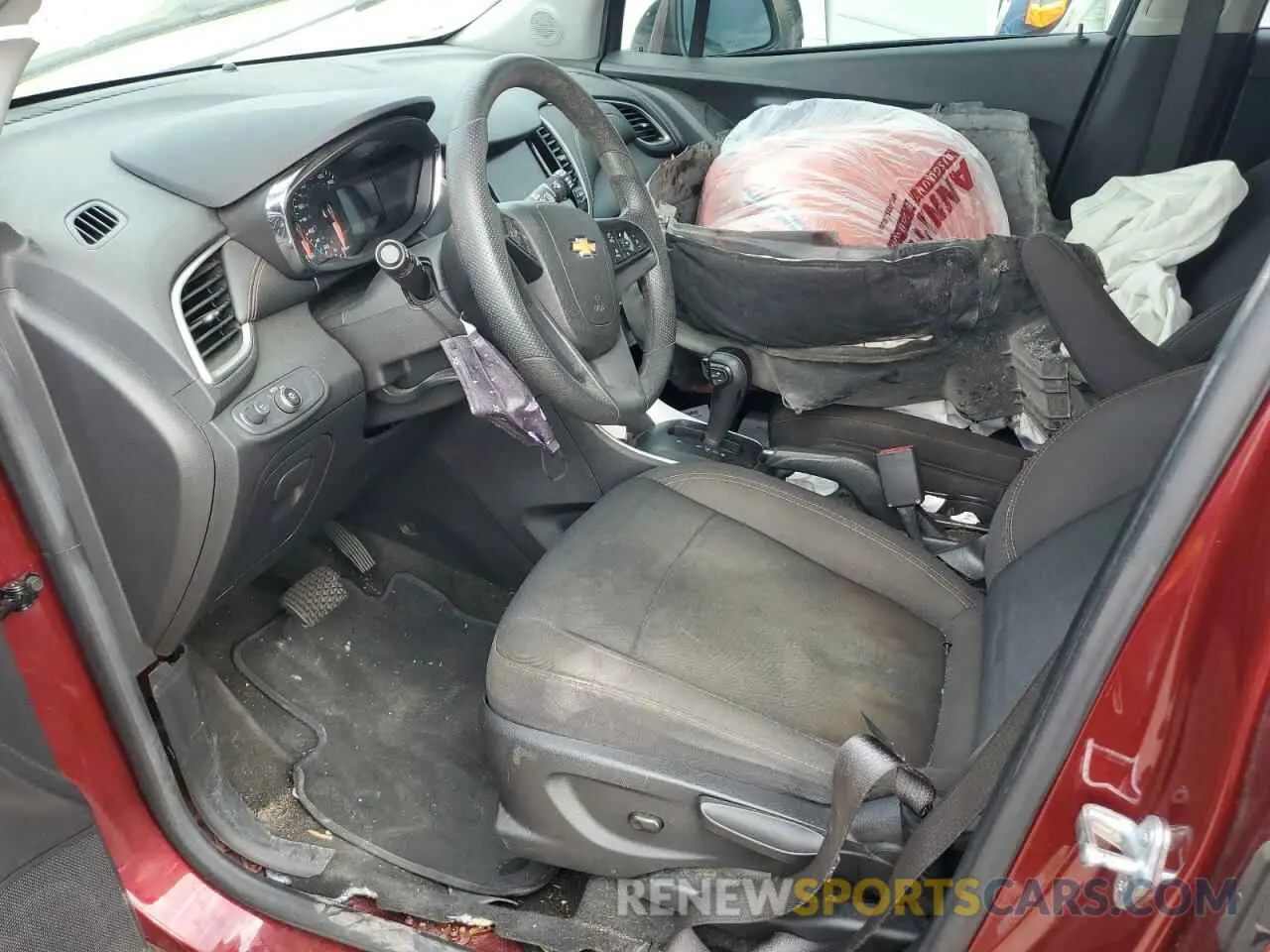 7 fotografías del automóvil dañado KL7CJNSM1MB373918 CHEVROLET TRAX 2021