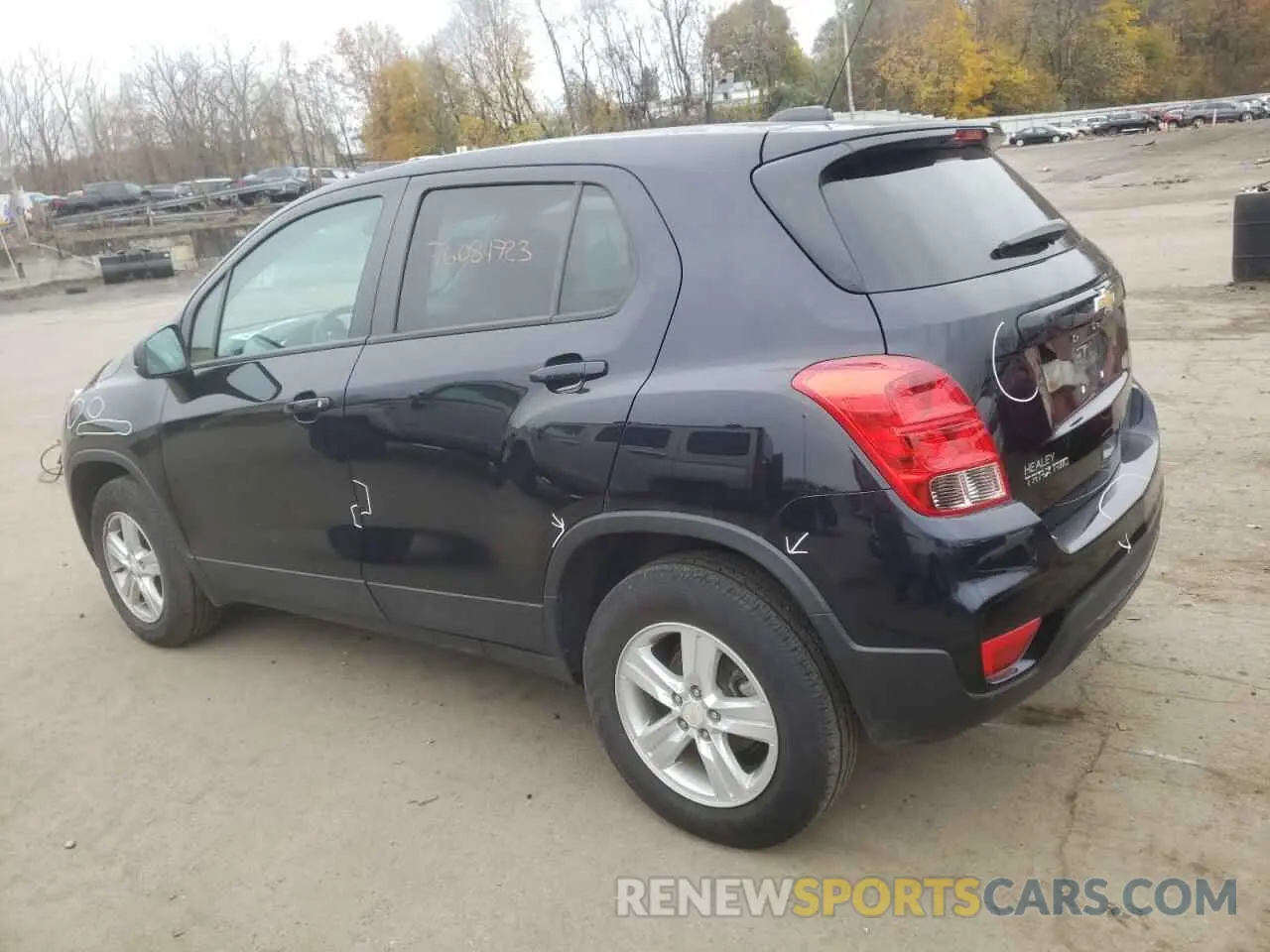 2 fotografías del automóvil dañado KL7CJNSM5MB361786 CHEVROLET TRAX 2021