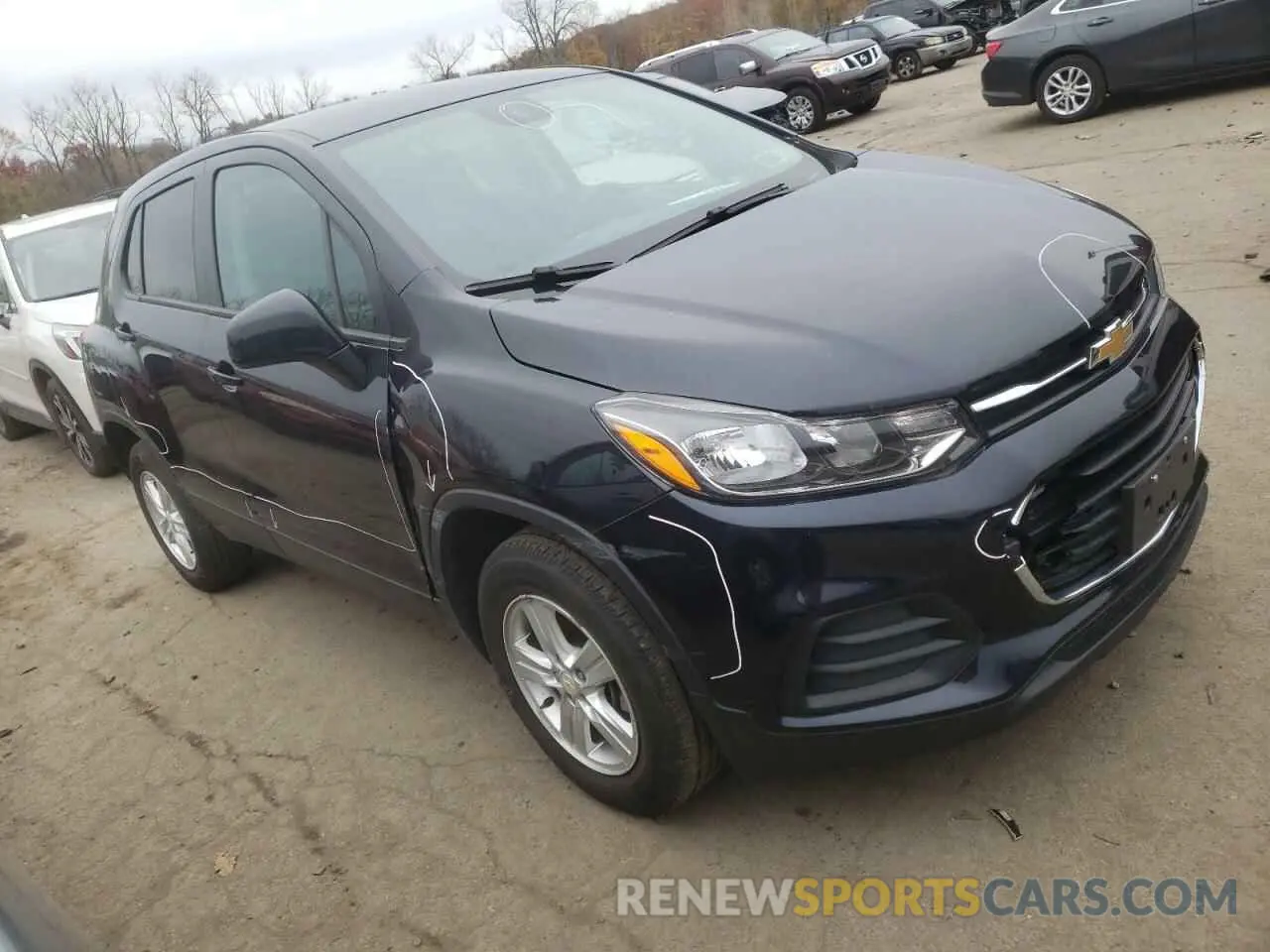 4 fotografías del automóvil dañado KL7CJNSM5MB361786 CHEVROLET TRAX 2021