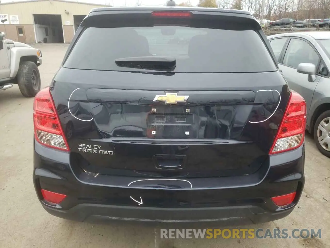 6 fotografías del automóvil dañado KL7CJNSM5MB361786 CHEVROLET TRAX 2021