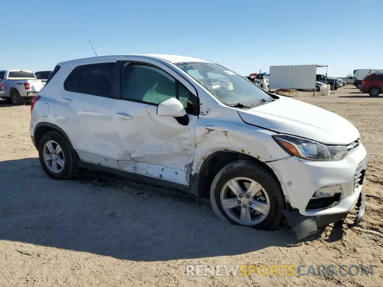 4 fotografías del automóvil dañado KL7CJNSM5MB368236 CHEVROLET TRAX 2021
