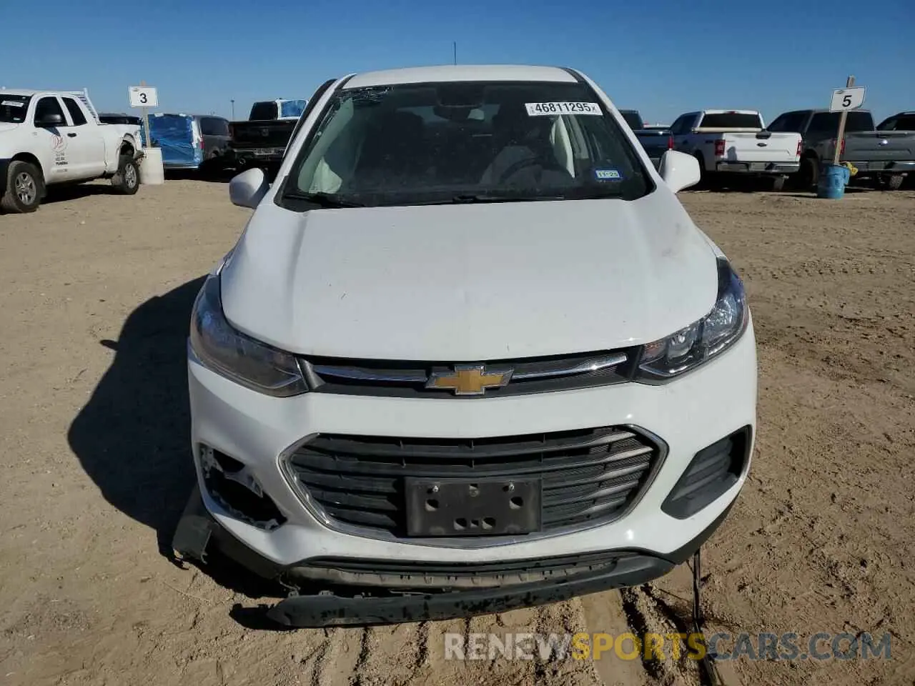 5 fotografías del automóvil dañado KL7CJNSM5MB368236 CHEVROLET TRAX 2021