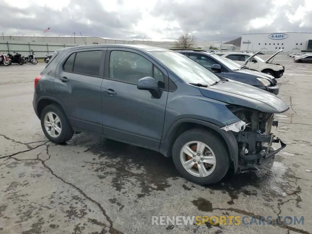 4 fotografías del automóvil dañado KL7CJNSM5MB377101 CHEVROLET TRAX 2021