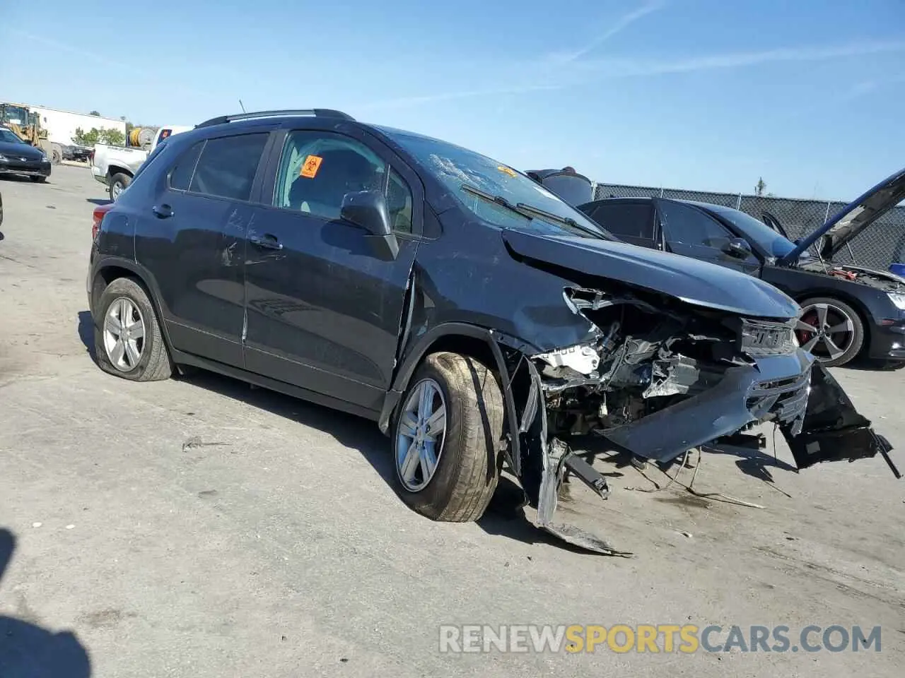 4 fotografías del automóvil dañado KL7CJPSB0MB329144 CHEVROLET TRAX 2021