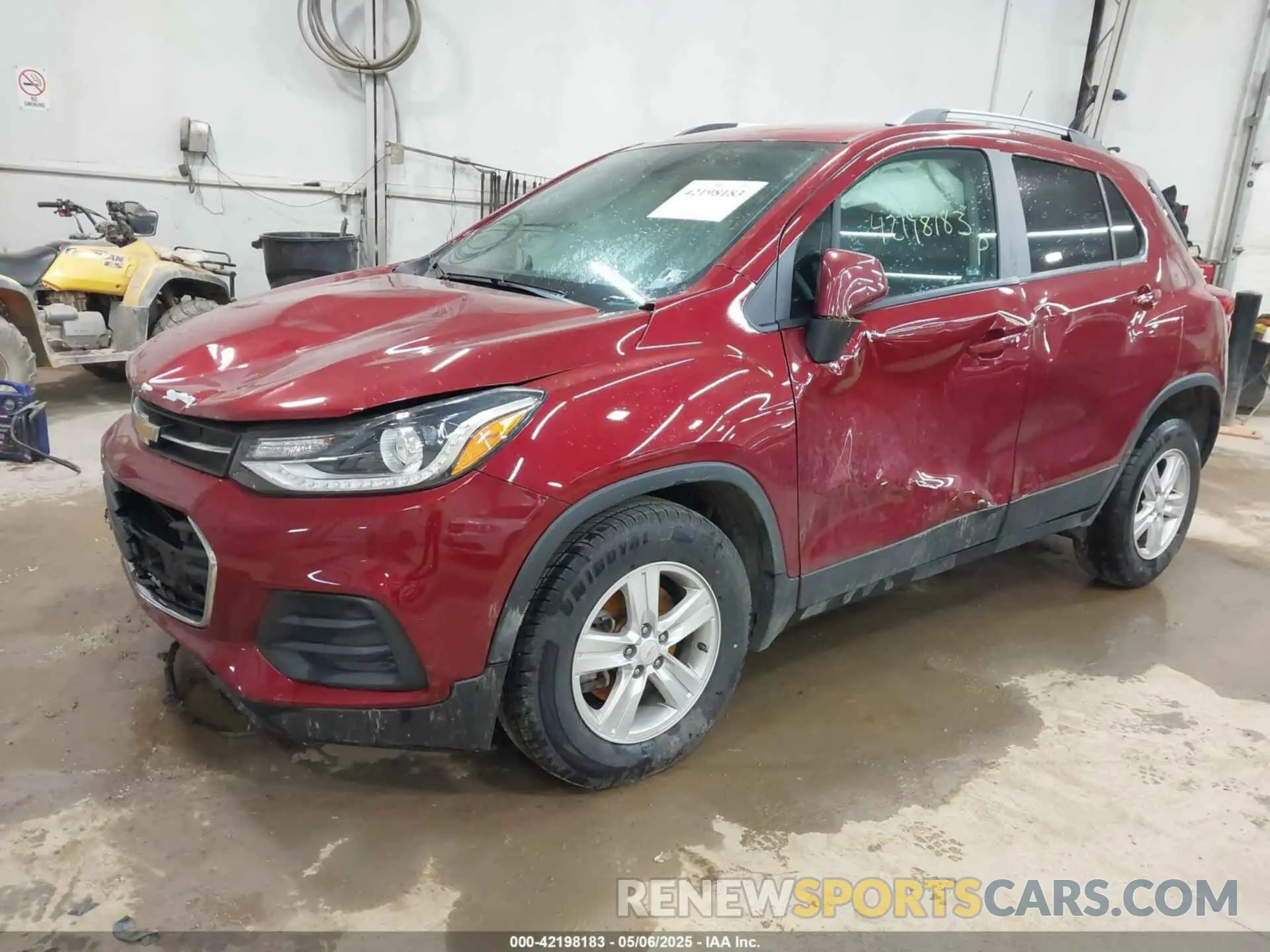 2 fotografías del automóvil dañado KL7CJPSB2MB320008 CHEVROLET TRAX 2021