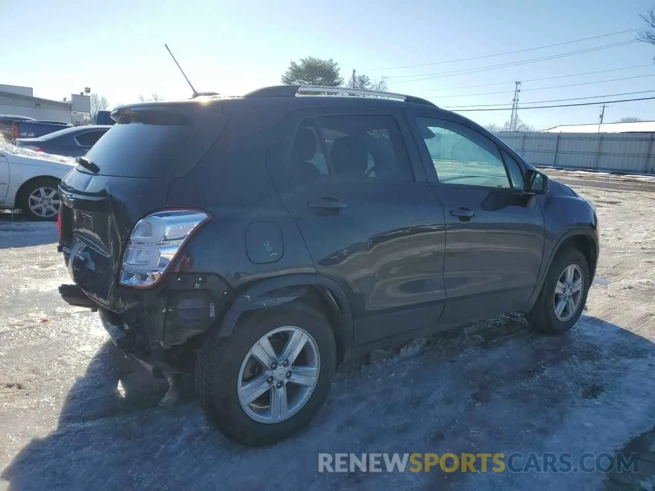 3 fotografías del automóvil dañado KL7CJPSB3MB321393 CHEVROLET TRAX 2021