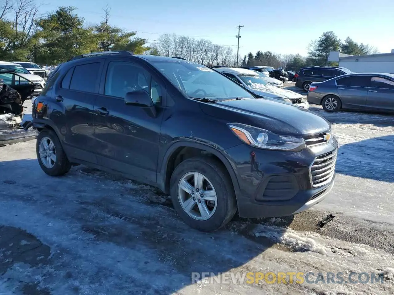 4 fotografías del automóvil dañado KL7CJPSB3MB321393 CHEVROLET TRAX 2021