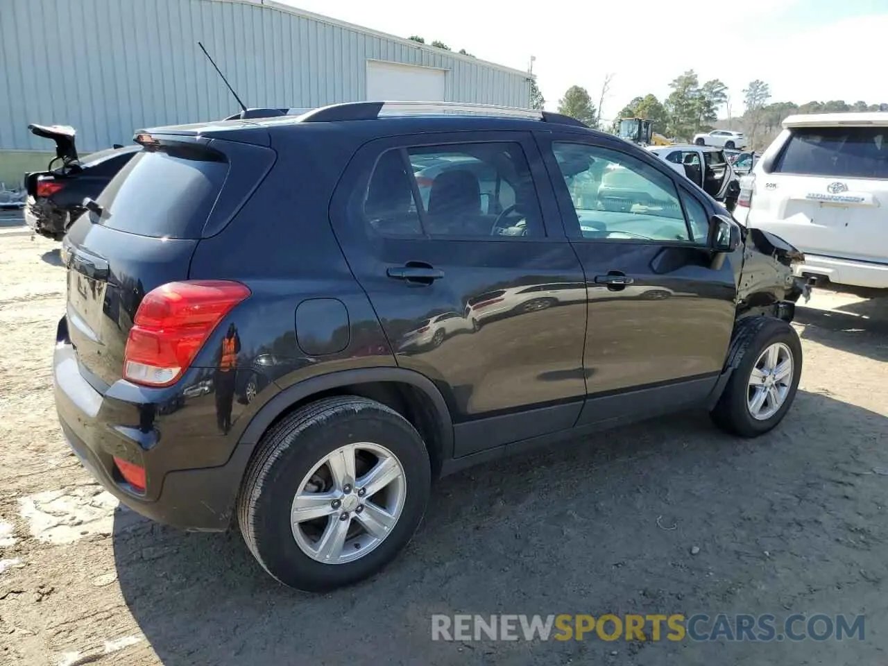 3 fotografías del automóvil dañado KL7CJPSB3MB321717 CHEVROLET TRAX 2021