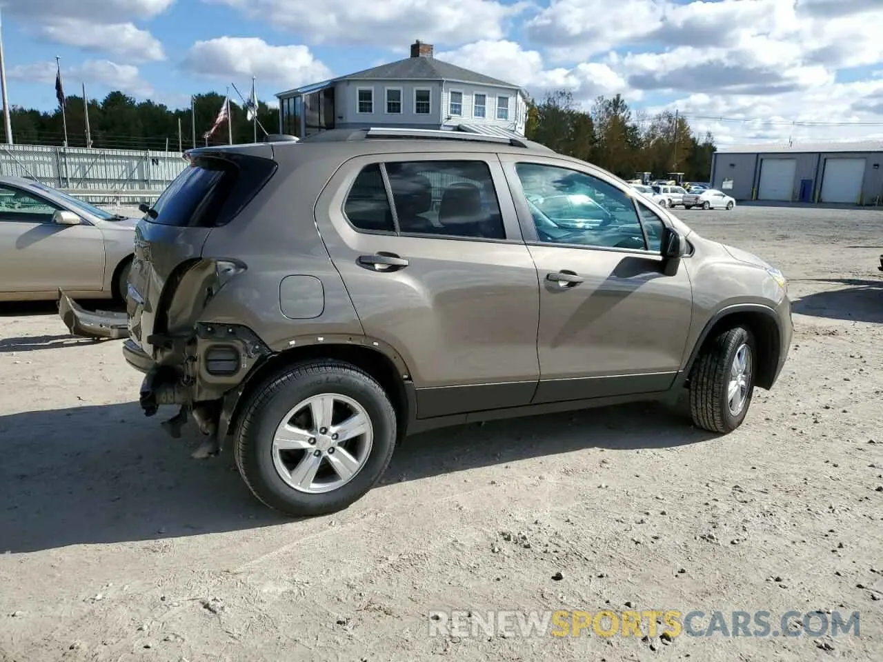 3 fotografías del automóvil dañado KL7CJPSB3MB325489 CHEVROLET TRAX 2021