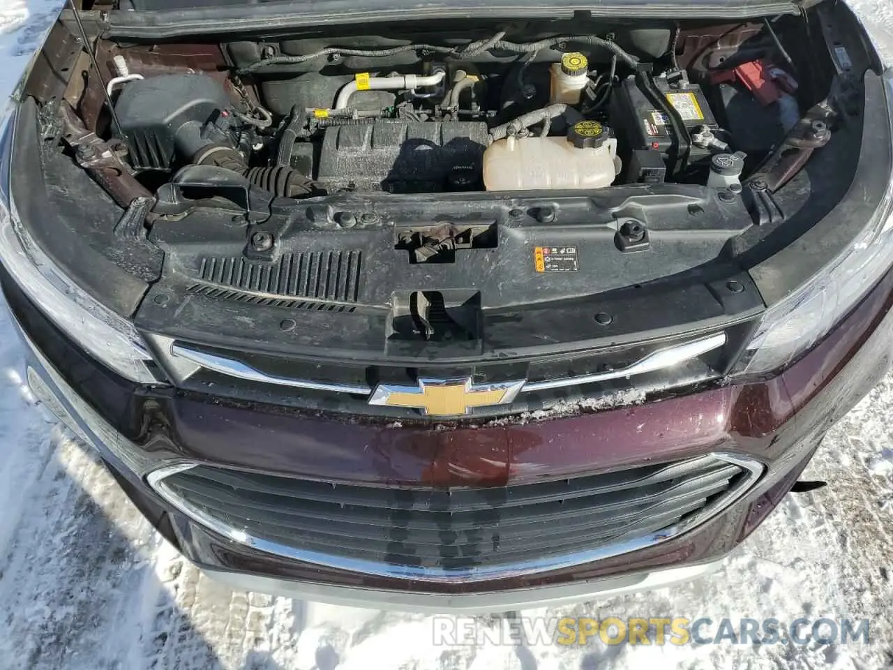 12 fotografías del automóvil dañado KL7CJPSB3MB350019 CHEVROLET TRAX 2021