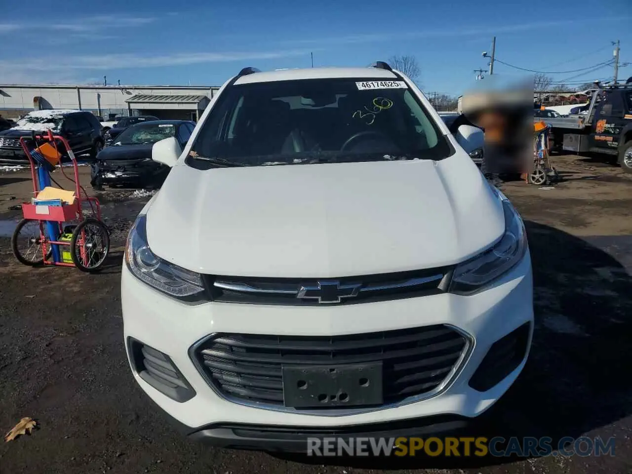 5 fotografías del automóvil dañado KL7CJPSB3MB359450 CHEVROLET TRAX 2021