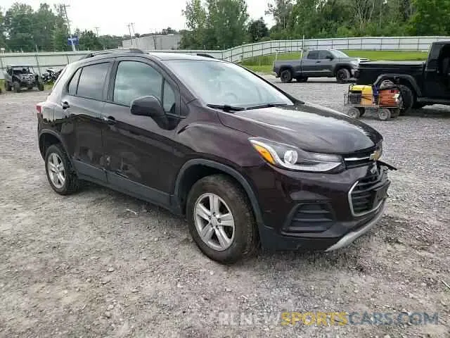 12 fotografías del automóvil dañado KL7CJPSB4MB314324 CHEVROLET TRAX 2021