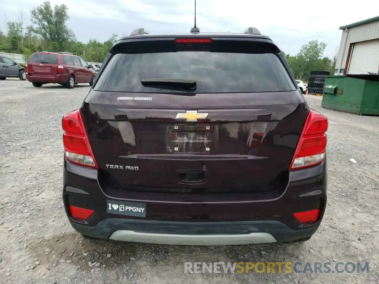 6 fotografías del automóvil dañado KL7CJPSB4MB314324 CHEVROLET TRAX 2021