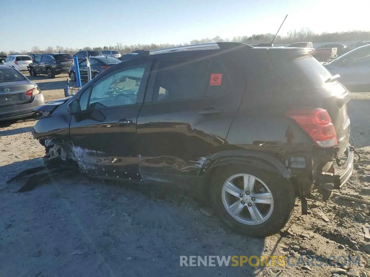 2 fotografías del automóvil dañado KL7CJPSB5MB344299 CHEVROLET TRAX 2021