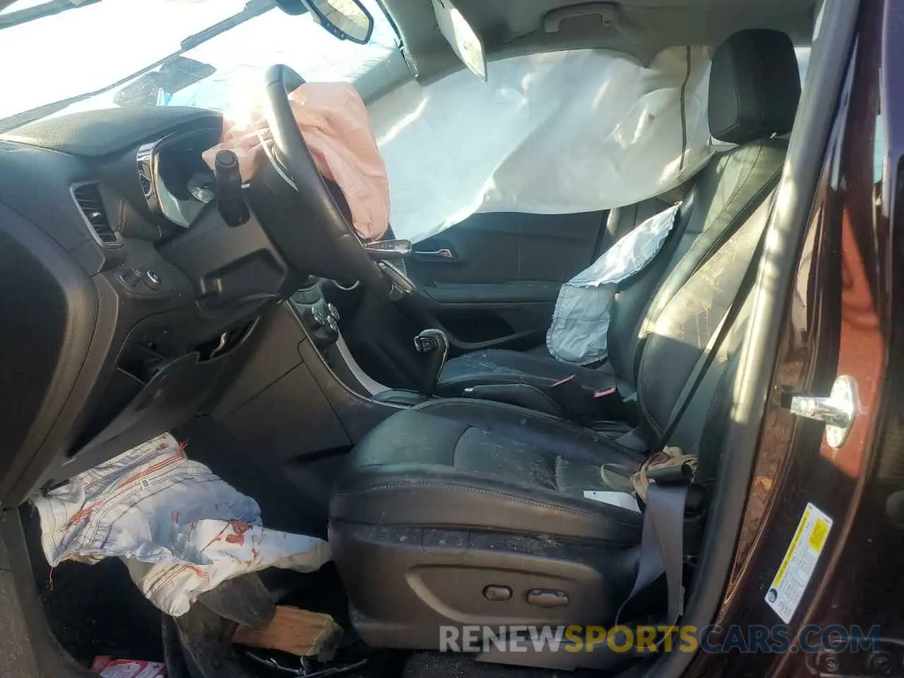 7 fotografías del automóvil dañado KL7CJPSB5MB344299 CHEVROLET TRAX 2021