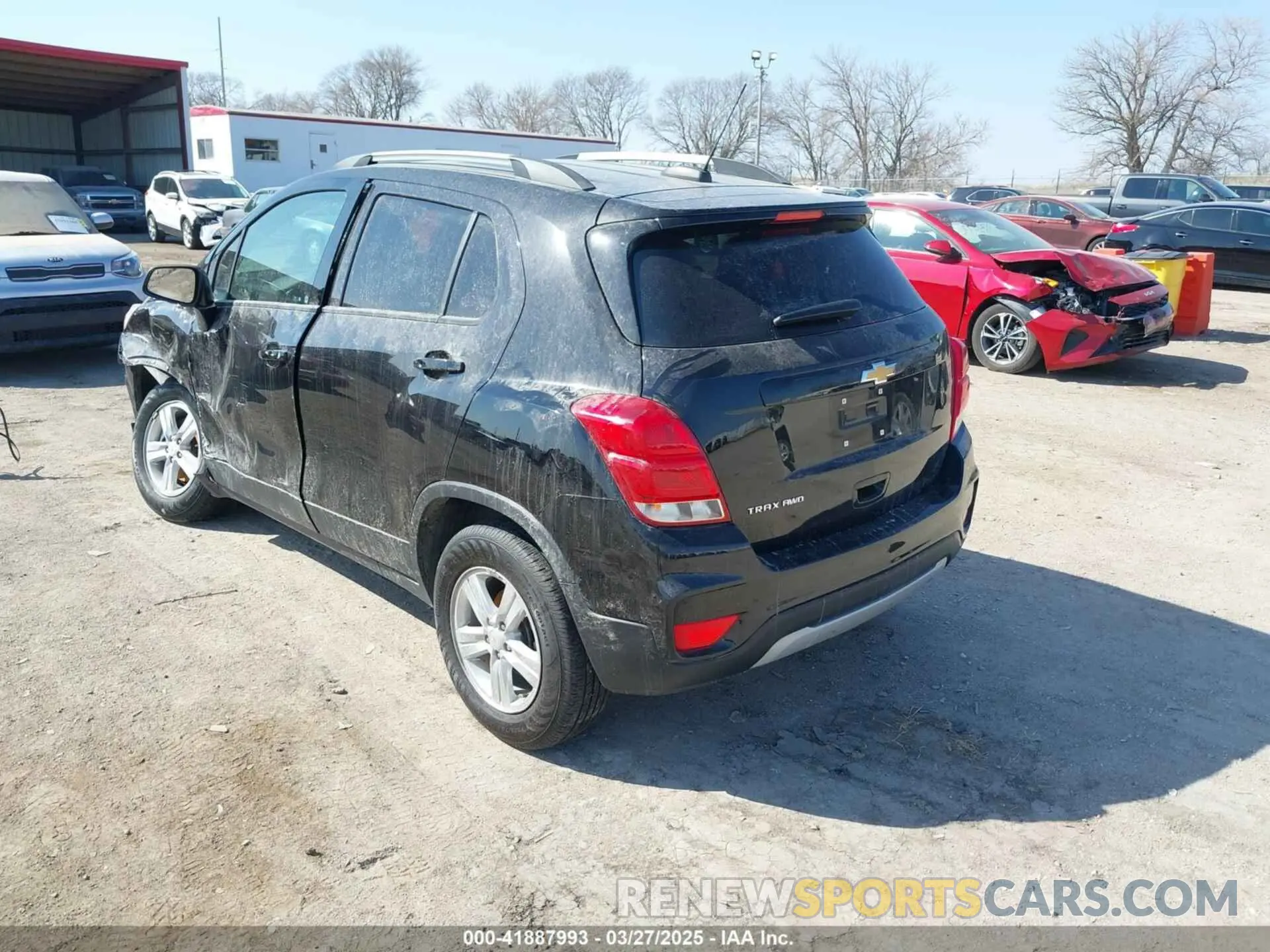 3 fotografías del automóvil dañado KL7CJPSB7MB352548 CHEVROLET TRAX 2021