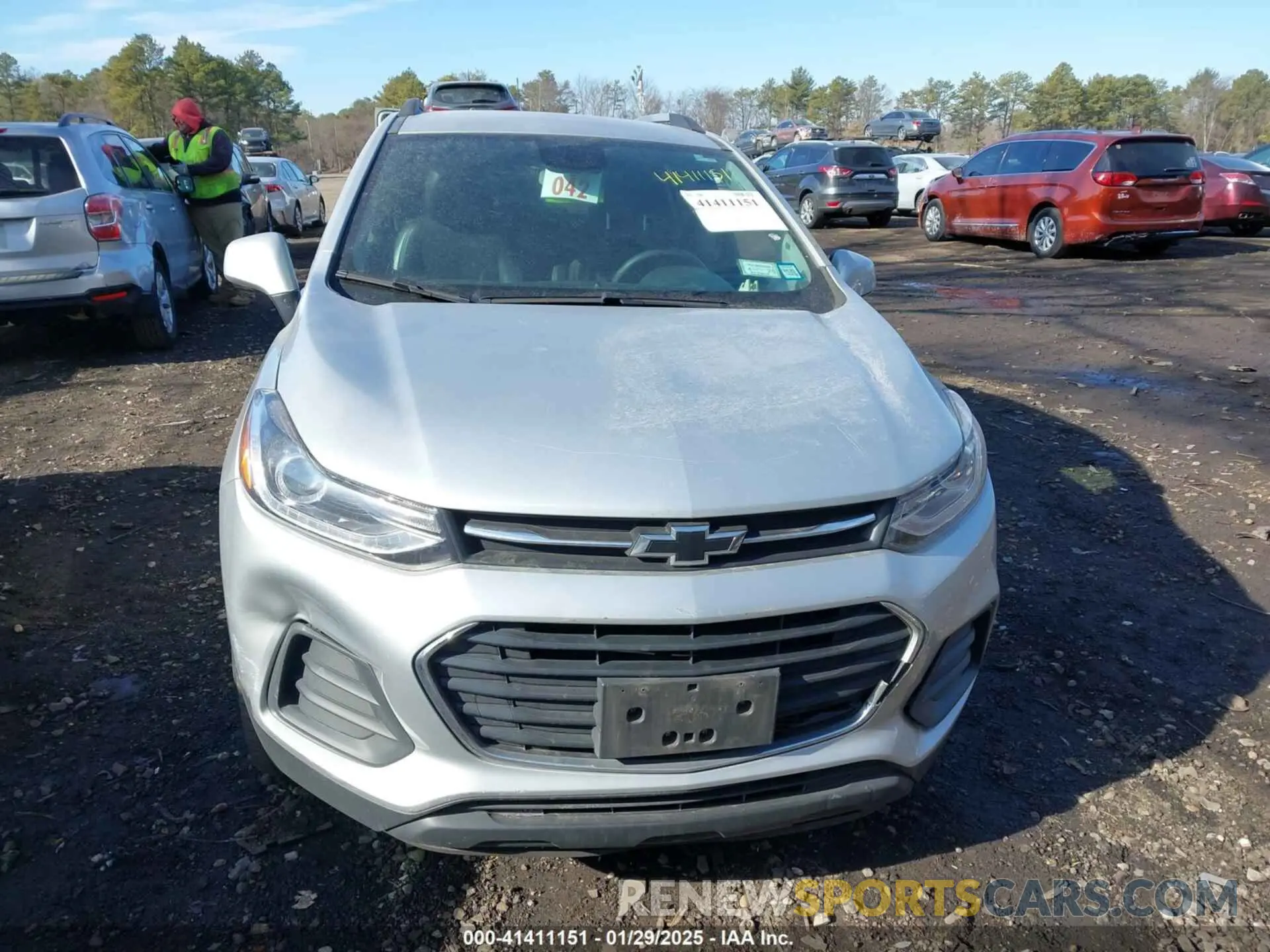 12 fotografías del automóvil dañado KL7CJPSB7MB354316 CHEVROLET TRAX 2021