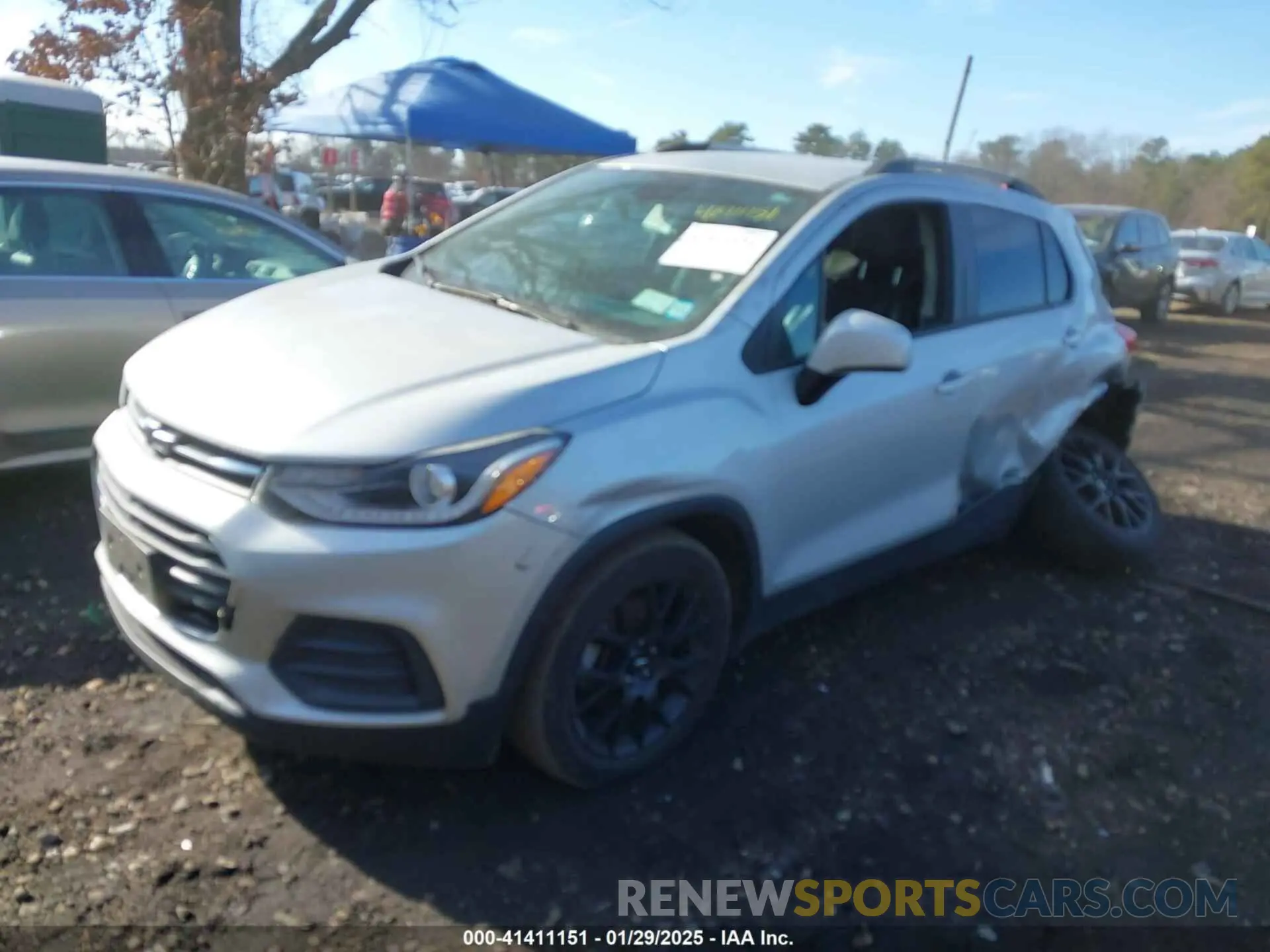 2 fotografías del automóvil dañado KL7CJPSB7MB354316 CHEVROLET TRAX 2021