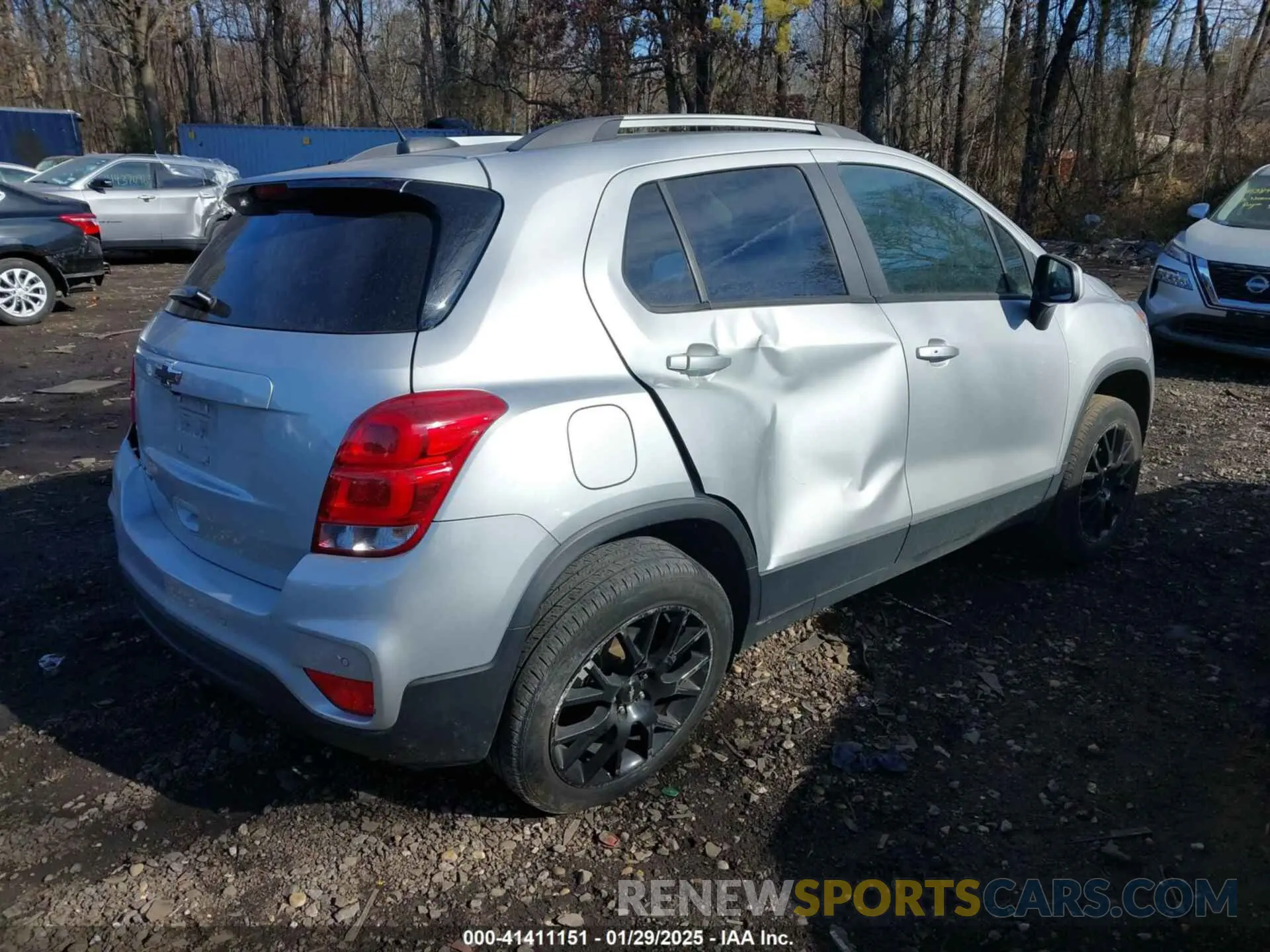 4 fotografías del automóvil dañado KL7CJPSB7MB354316 CHEVROLET TRAX 2021