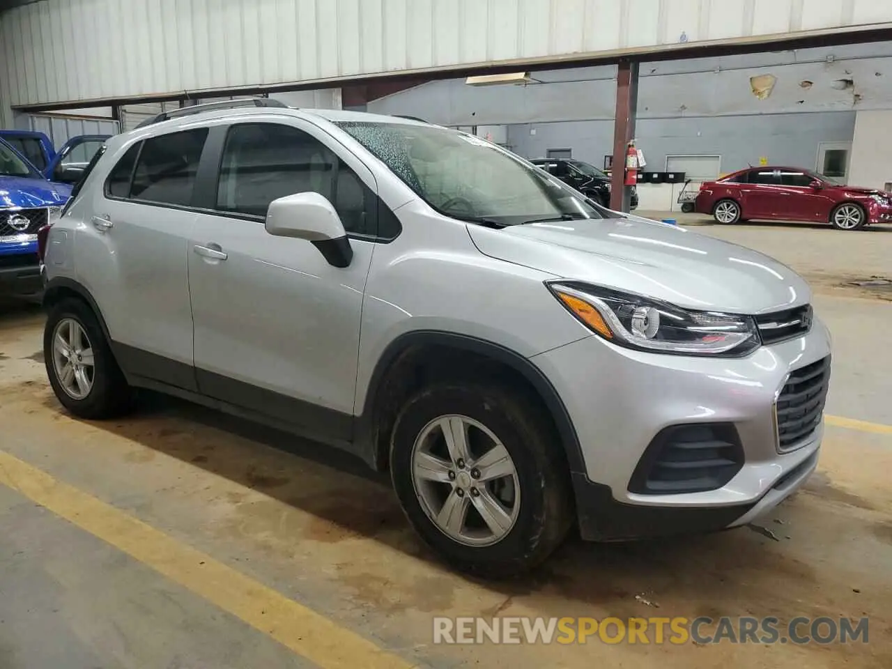 4 fotografías del automóvil dañado KL7CJPSB8MB331871 CHEVROLET TRAX 2021